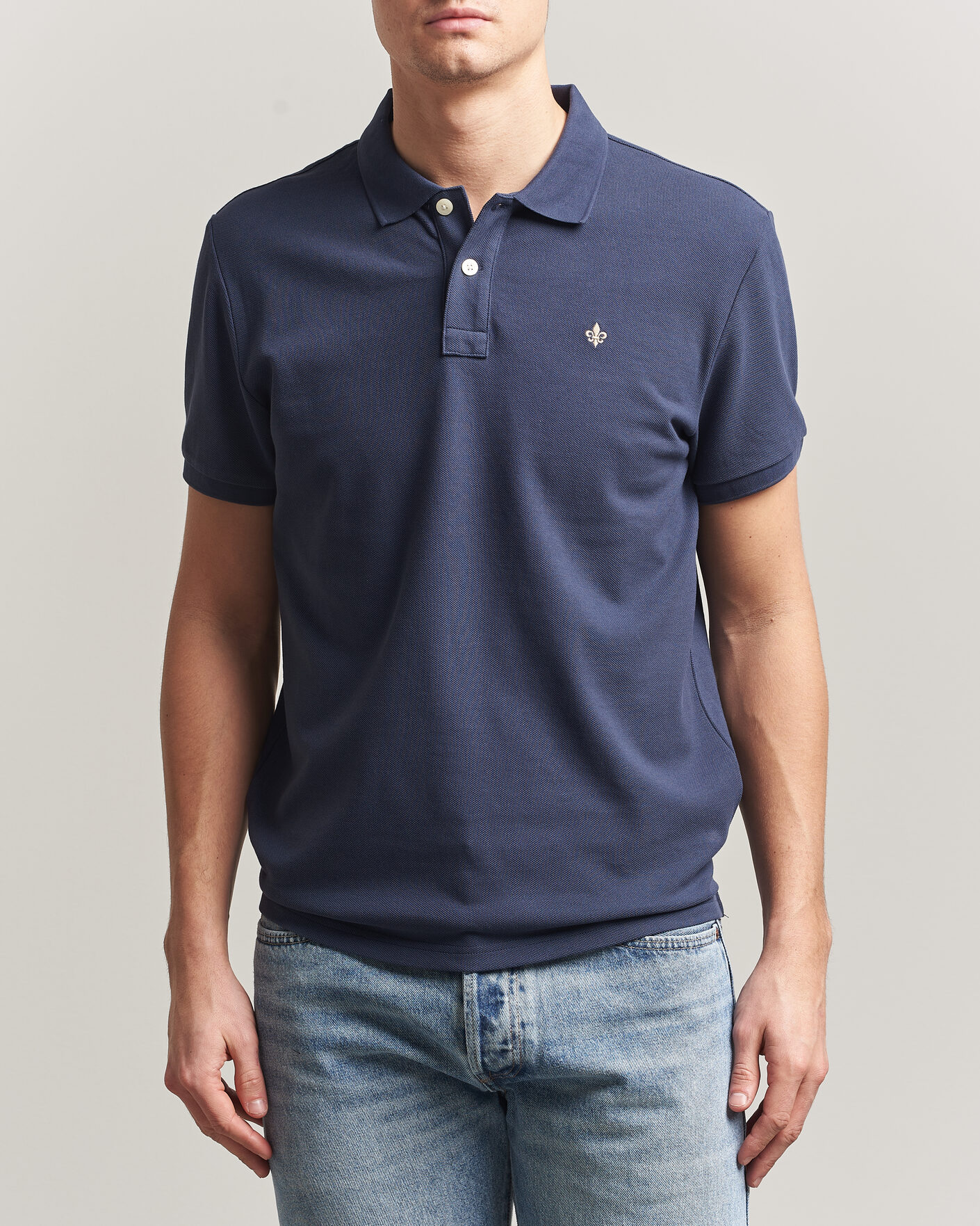 Uomini | Polo | Morris | New Pique Dark Blue
