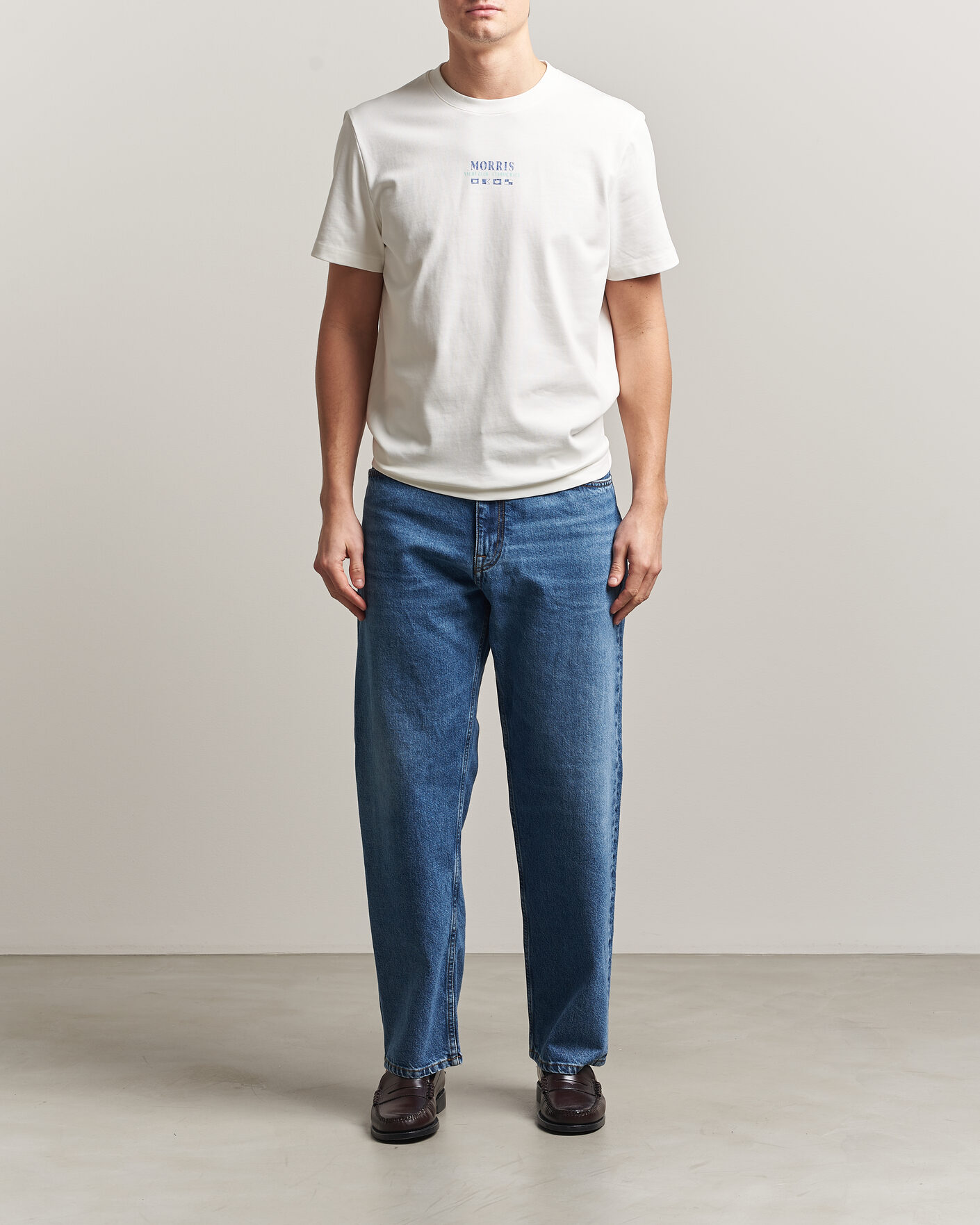 Uomini | T-shirt | Morris | Nevile T-Shirt White