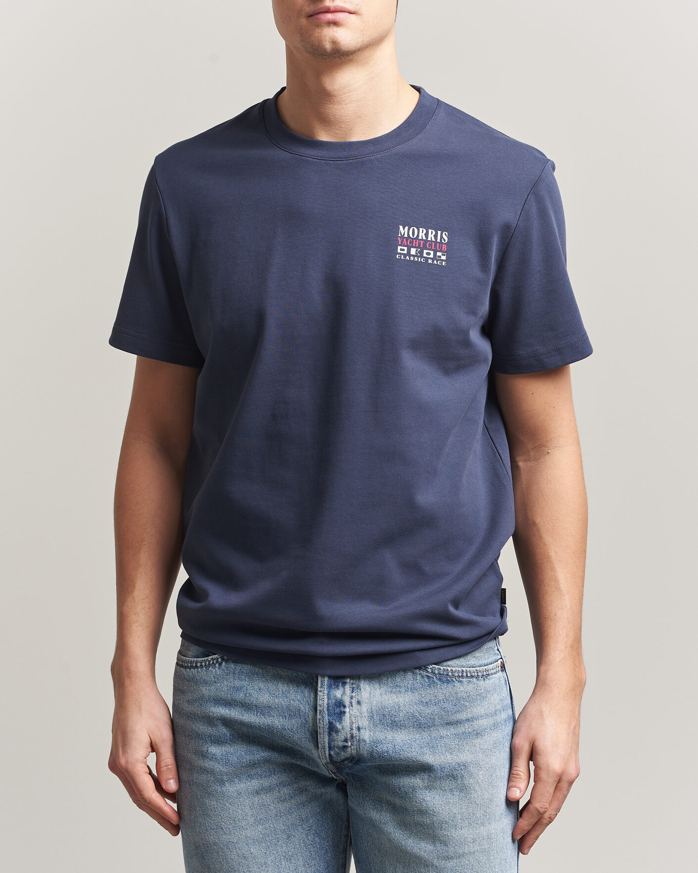Uomini | T-shirt | Morris | Nevile T-Shirt Navy