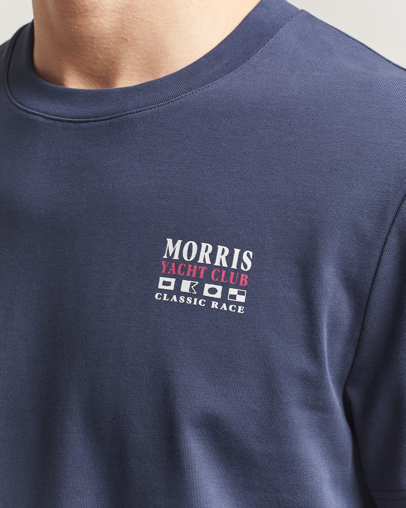 Uomini | T-shirt | Morris | Nevile T-Shirt Navy
