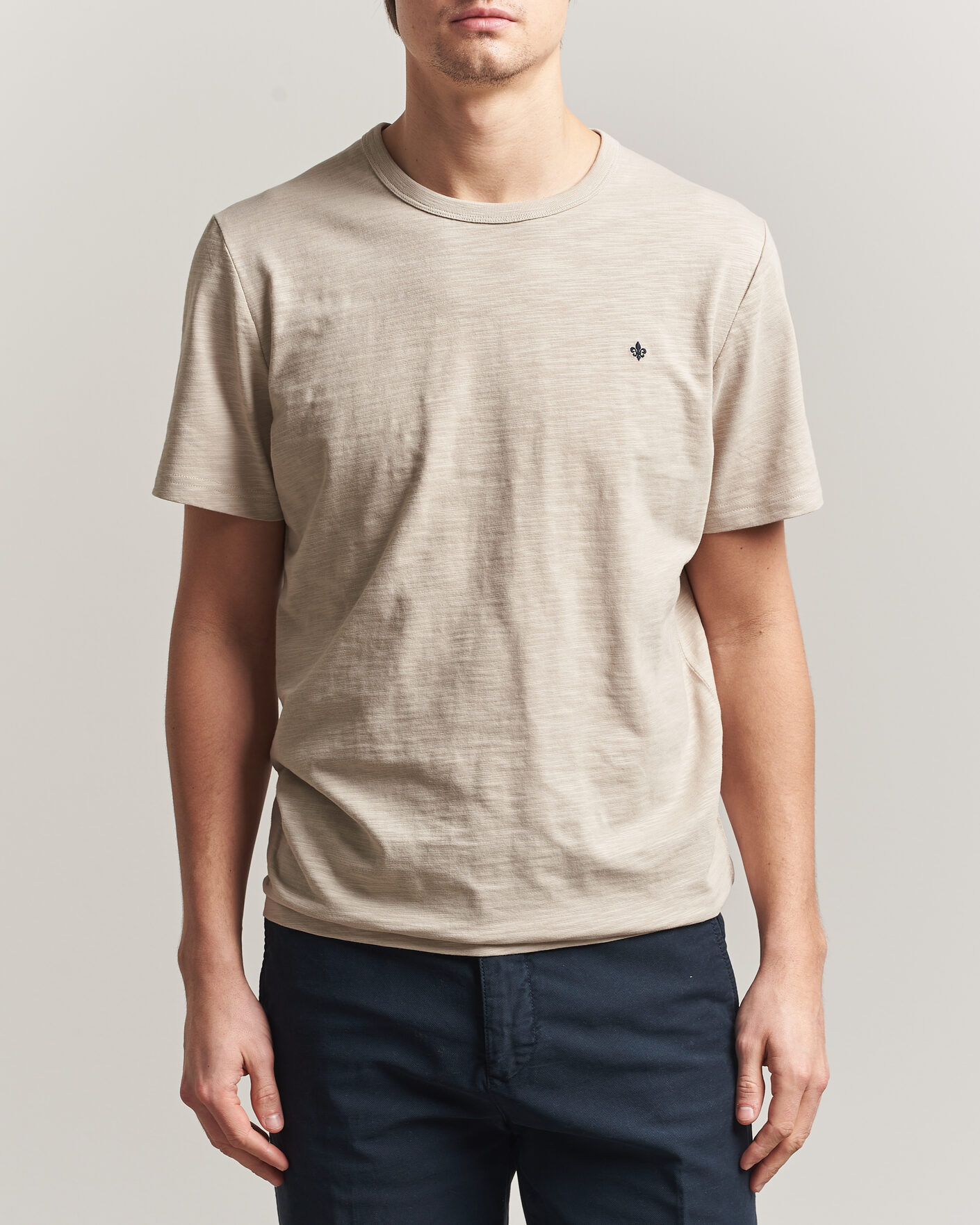 Uomini | T-shirt | Morris | Watson Slub T-Shirt Khaki