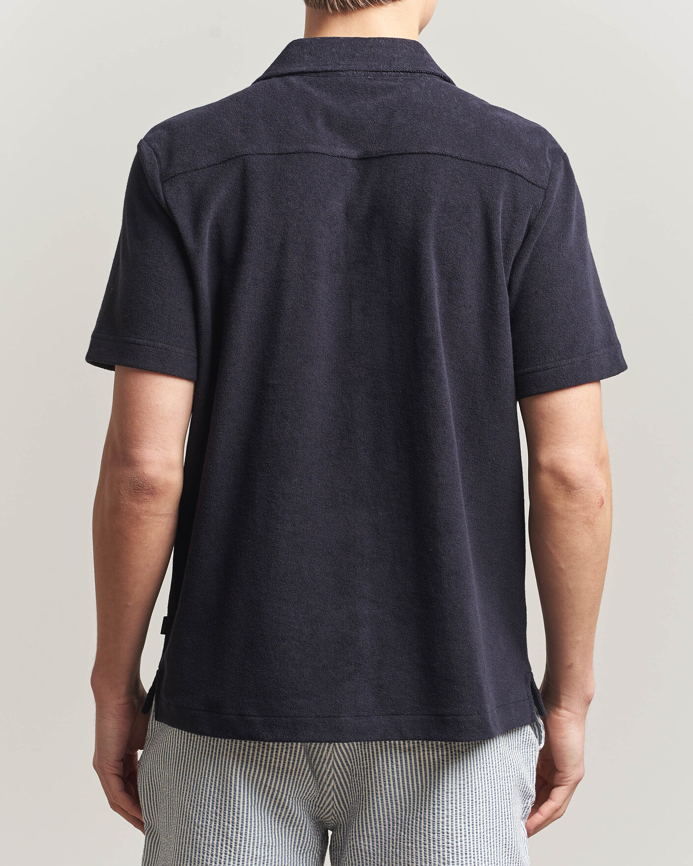 Uomini | Polo | Morris | Lily Terry Shirt Navy