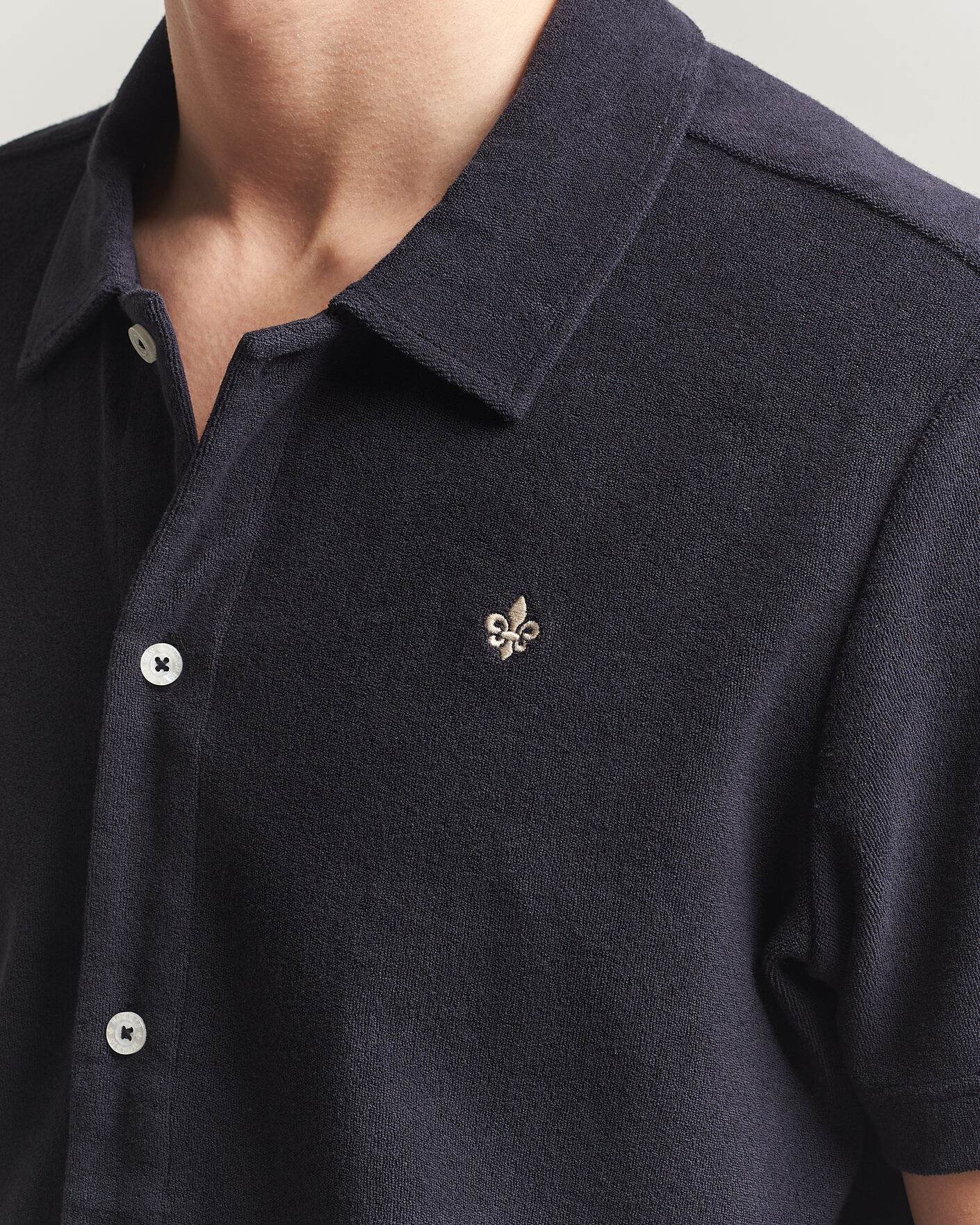 Uomini | Polo | Morris | Lily Terry Shirt Navy