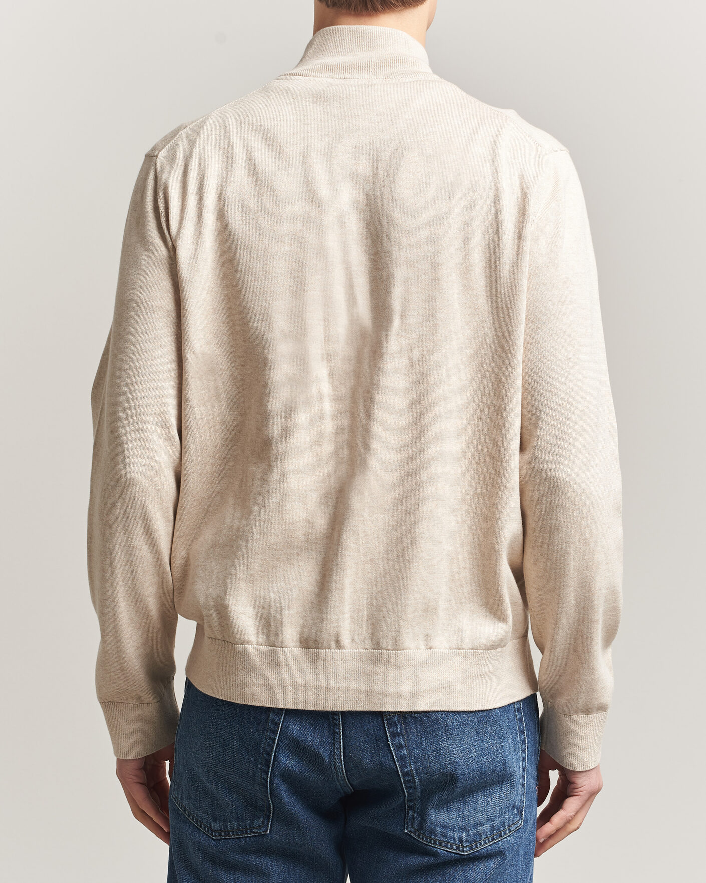 Uomini | Maglieria | Morris | Riley Zip Cardigan Khaki