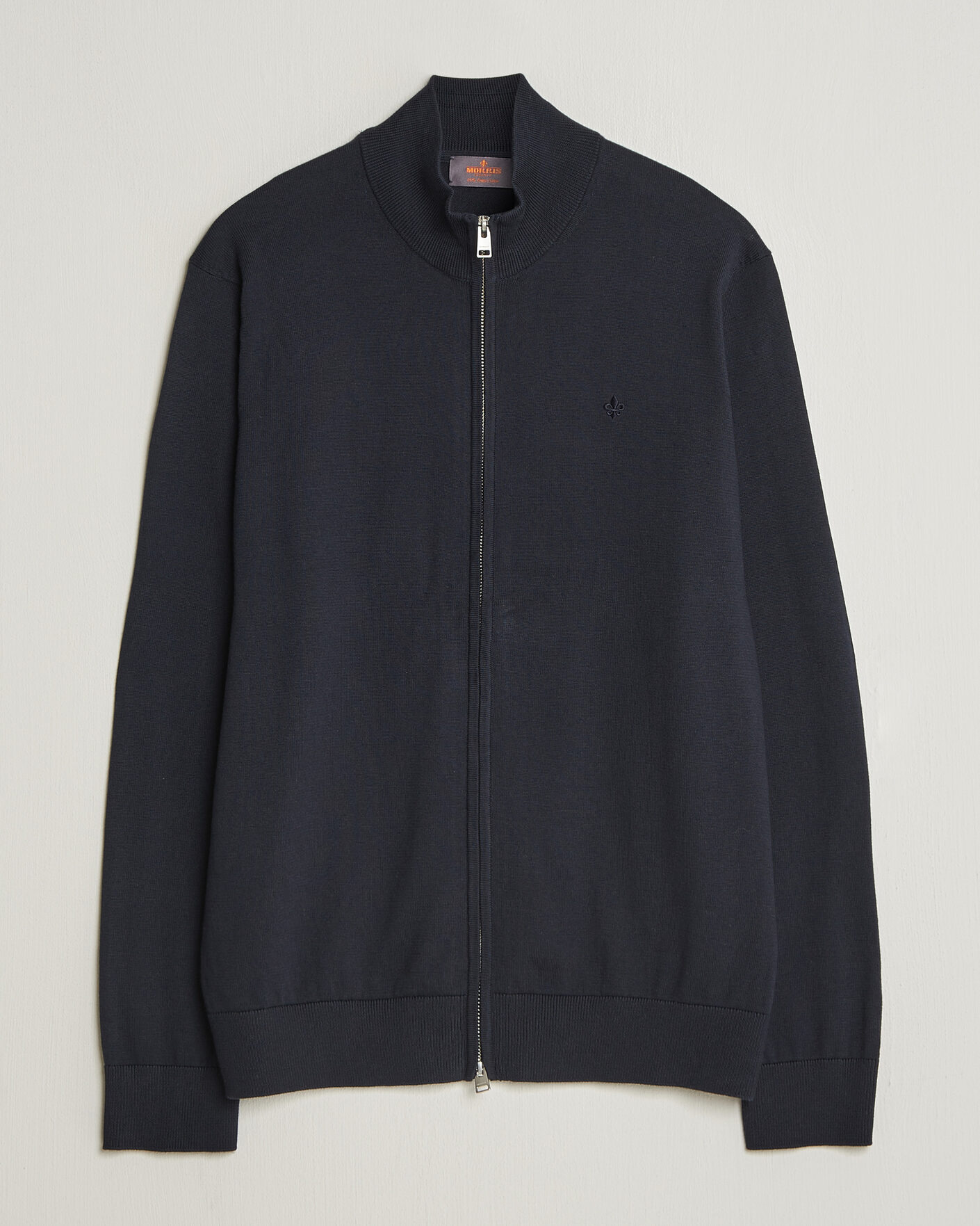 Uomini | Maglieria | Morris | Riley Zip Cardigan Navy