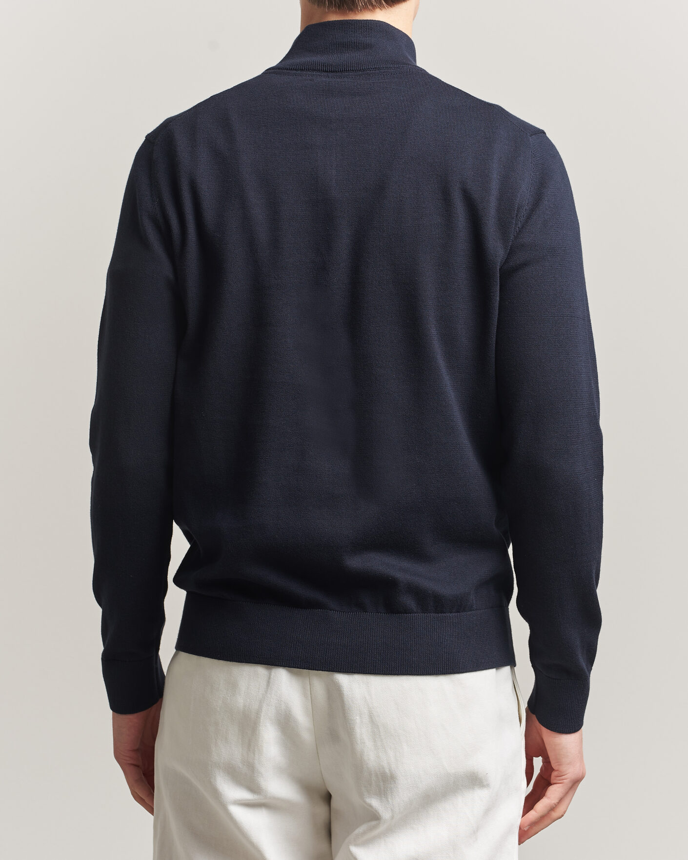 Uomini | Maglieria | Morris | Riley Half-Zip Navy