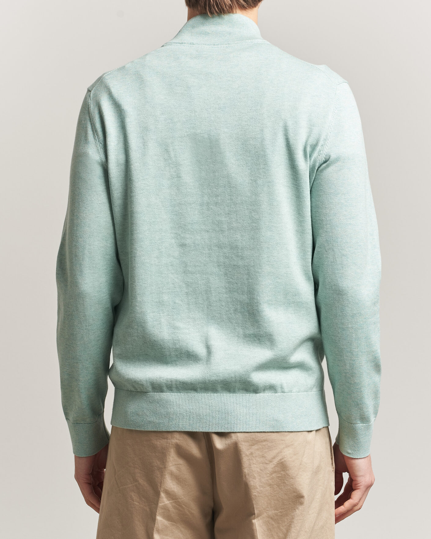 Uomini | Maglieria | Morris | Riley Half-Zip Green