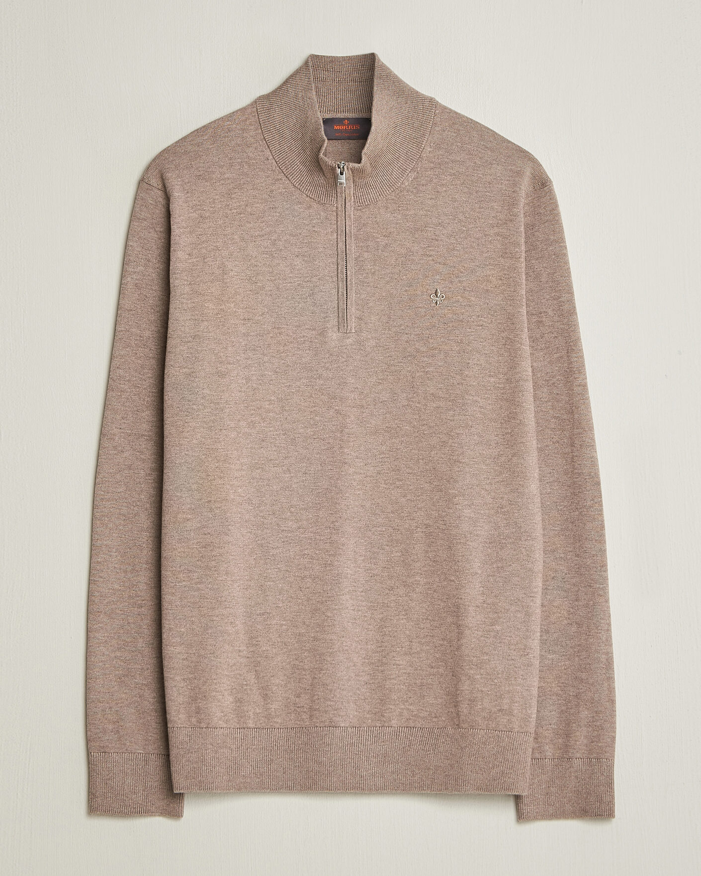 Uomini | Maglieria | Morris | Riley Half-Zip Brown