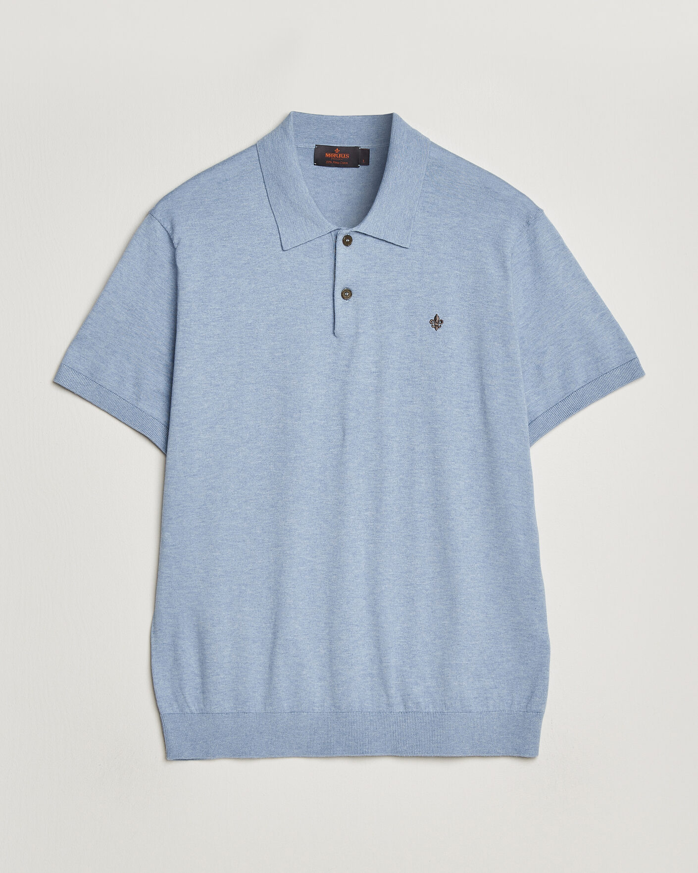 Uomini | Polo | Morris | Riley Short Sleeve Polo Light Blue