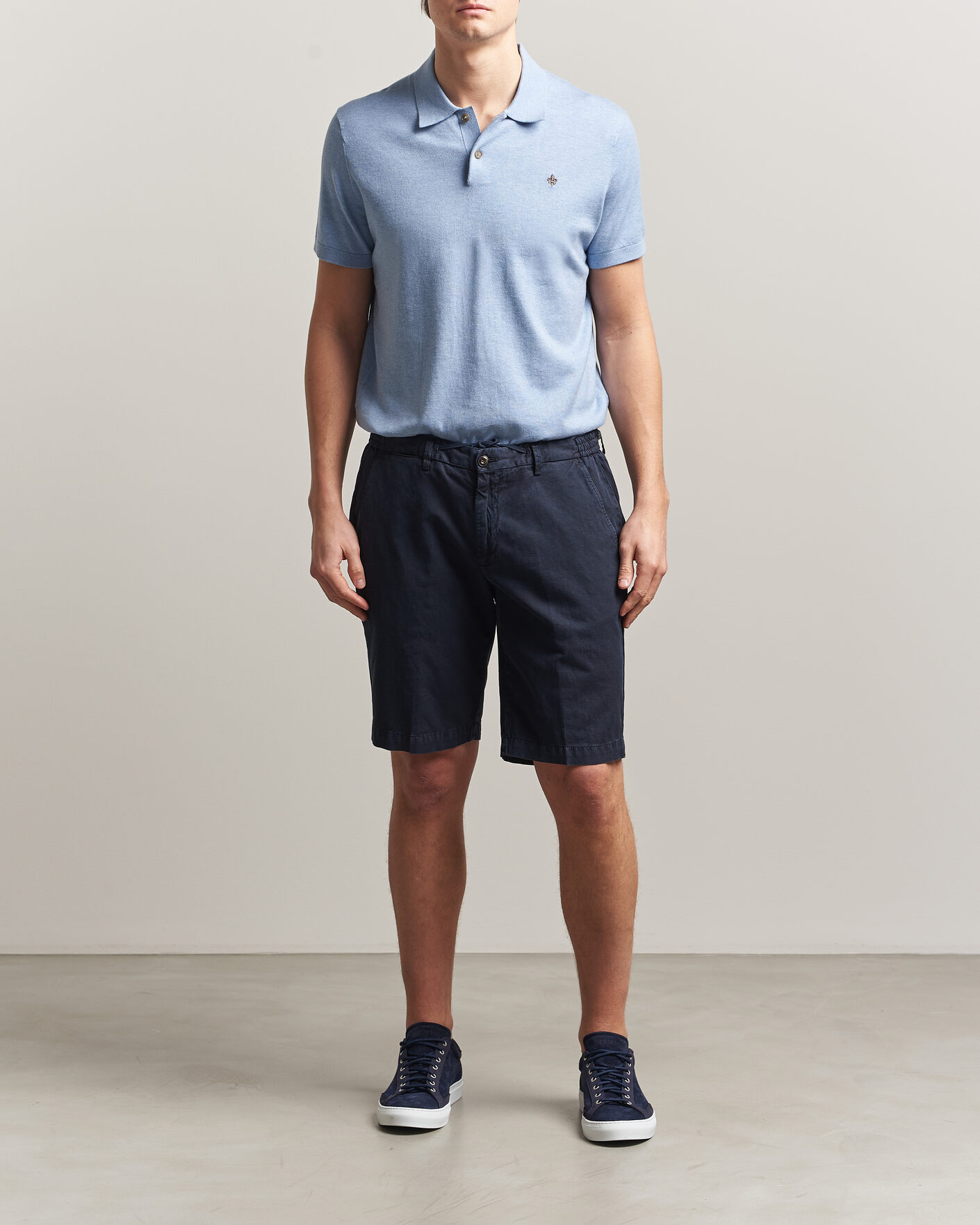 Uomini | Polo | Morris | Riley Short Sleeve Polo Light Blue