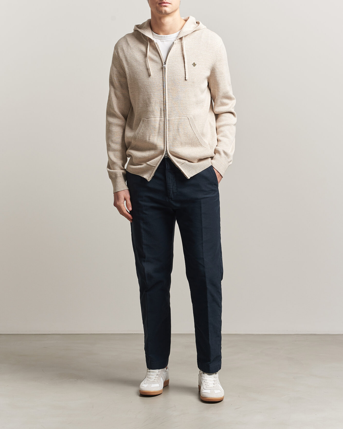 Uomini | Maglieria | Morris | Randall Full-Zip Hoodie Khaki