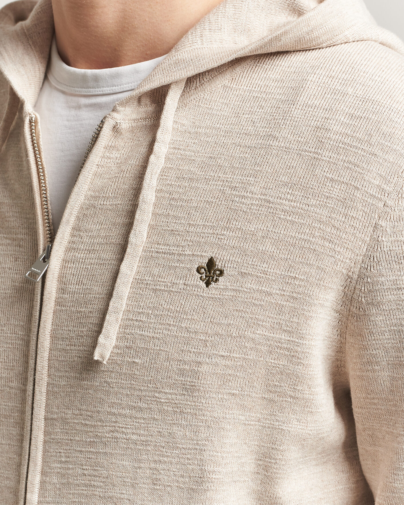 Uomini | Maglieria | Morris | Randall Full-Zip Hoodie Khaki
