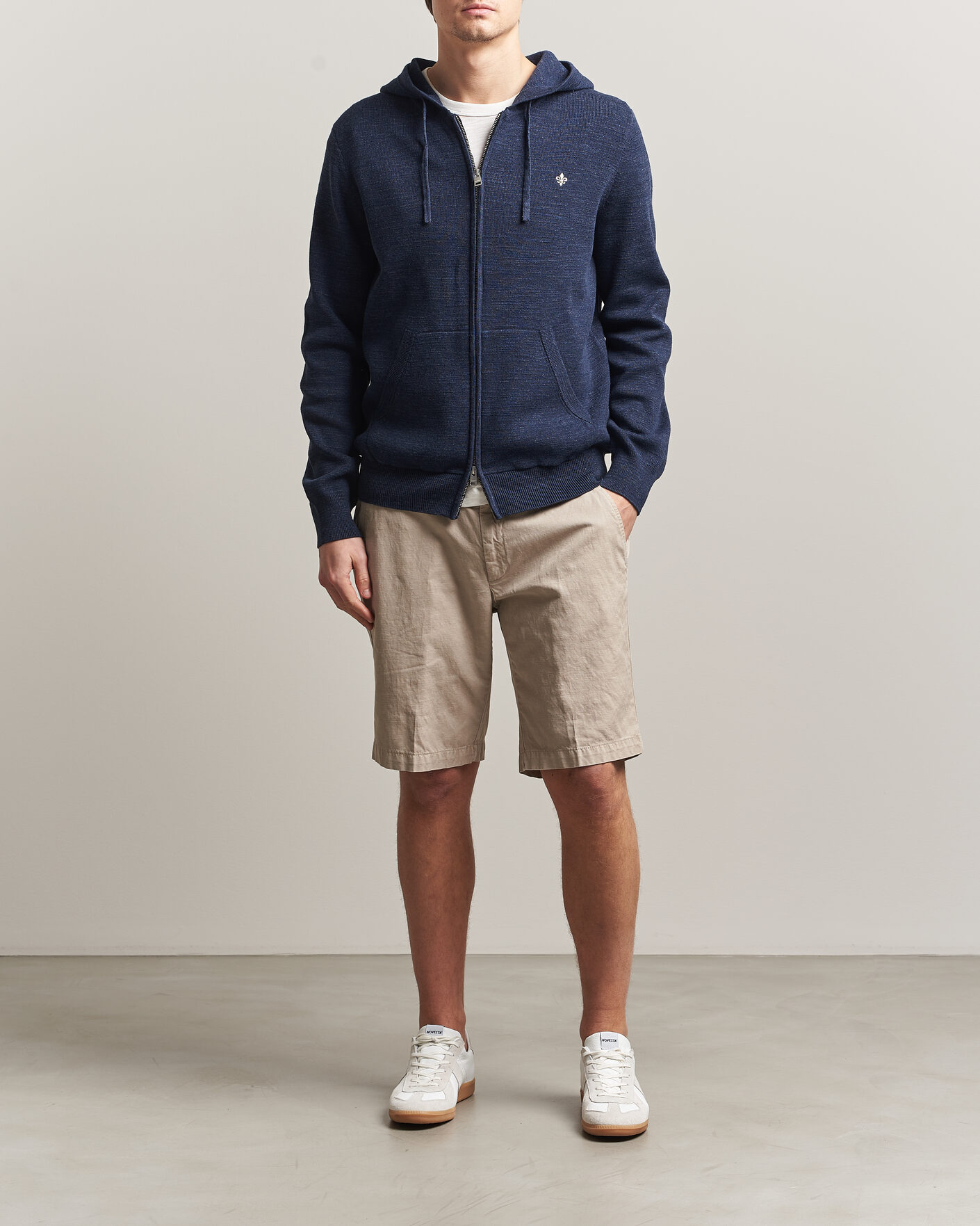 Uomini | Maglieria | Morris | Randall Full-Zip Hoodie Navy
