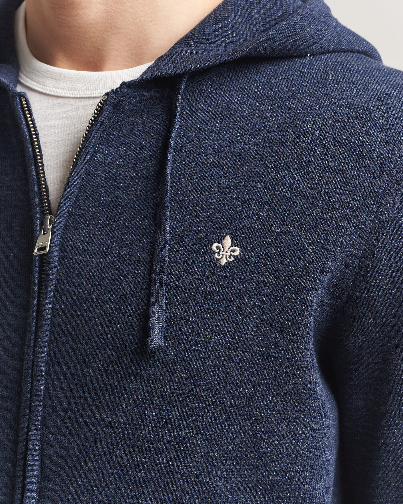 Uomini | Maglieria | Morris | Randall Full-Zip Hoodie Navy