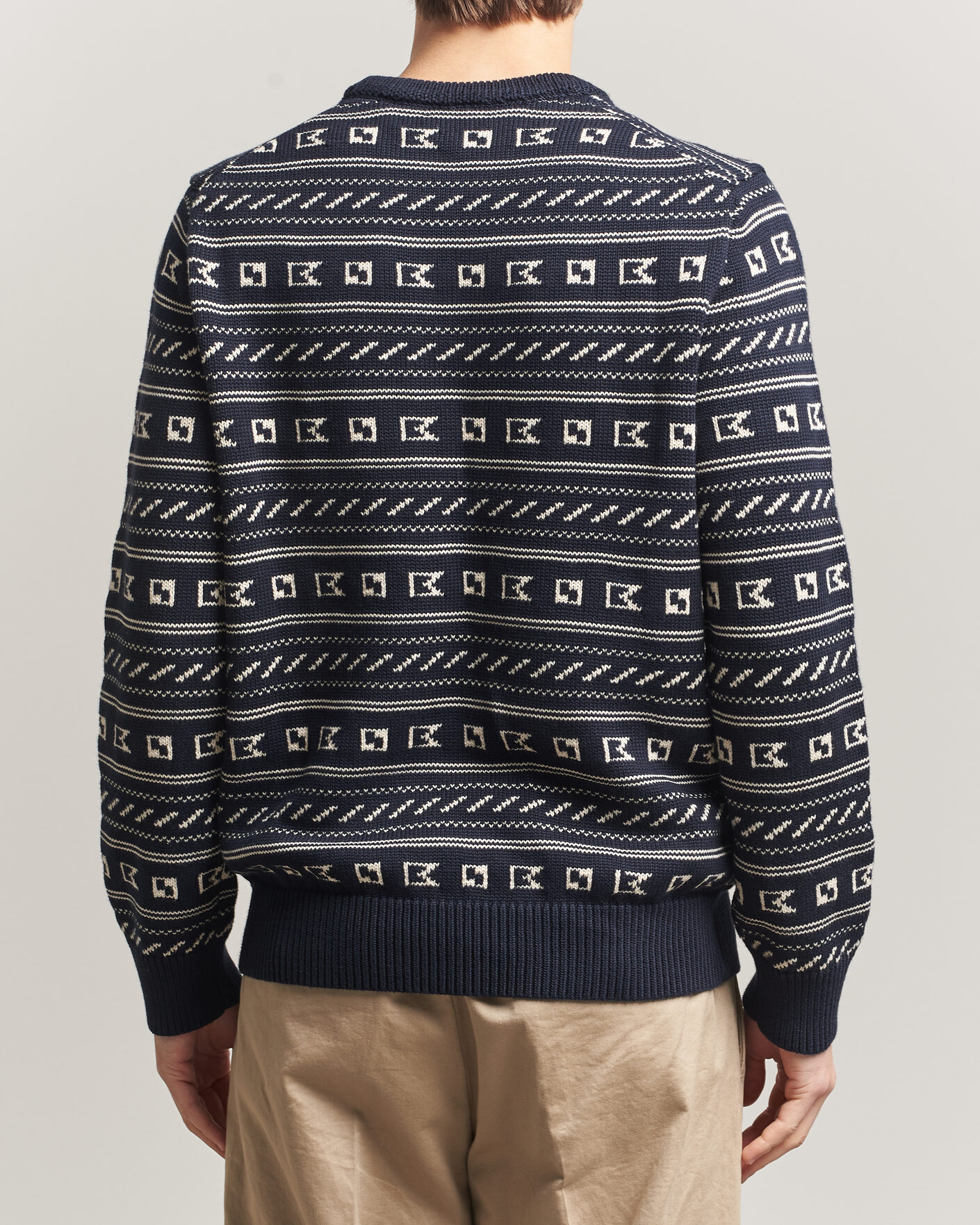 Uomini | Maglieria | Morris | Barrington Oneck Navy