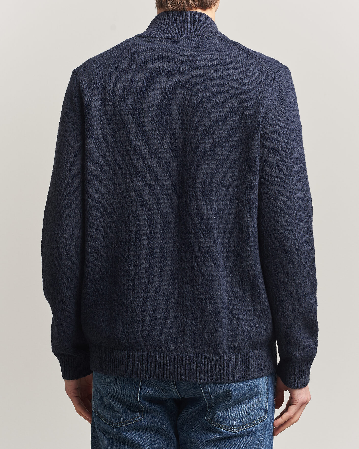 Uomini | Maglieria | Morris | Windham Button Cardigan Navy