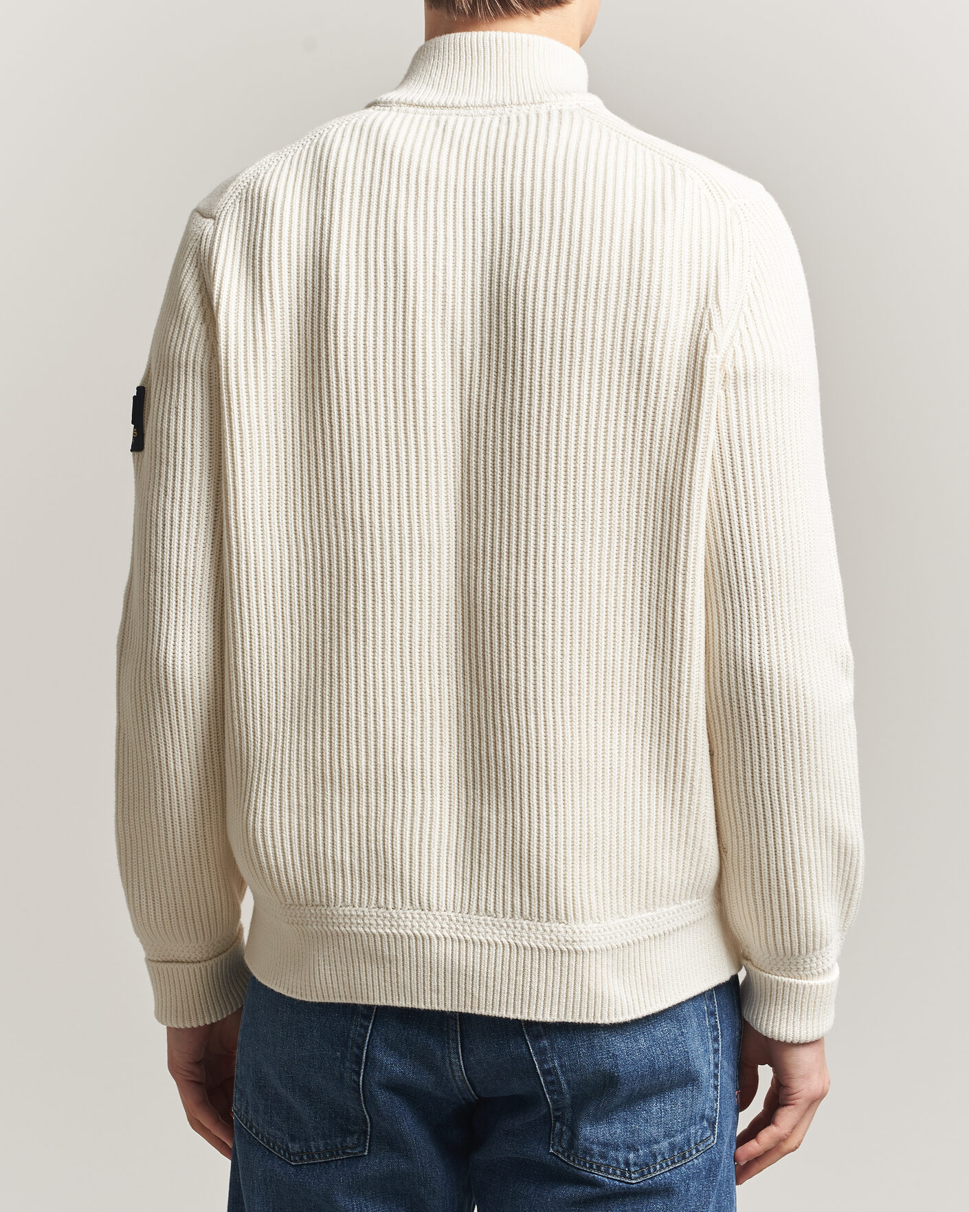 Uomini | Maglieria | Morris | Brenton Half-Zip Off White