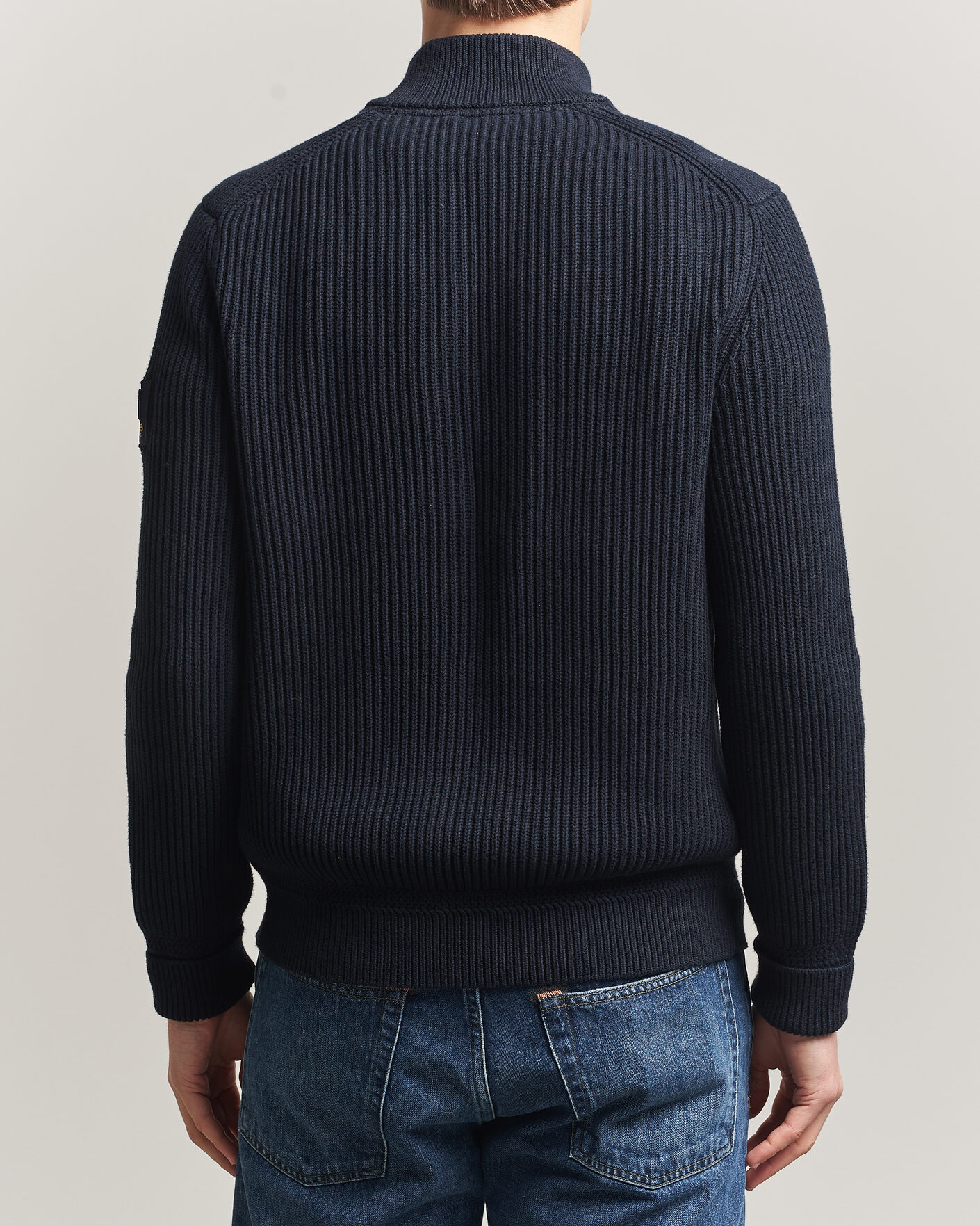 Uomini | Maglieria | Morris | Brenton Half-Zip Navy