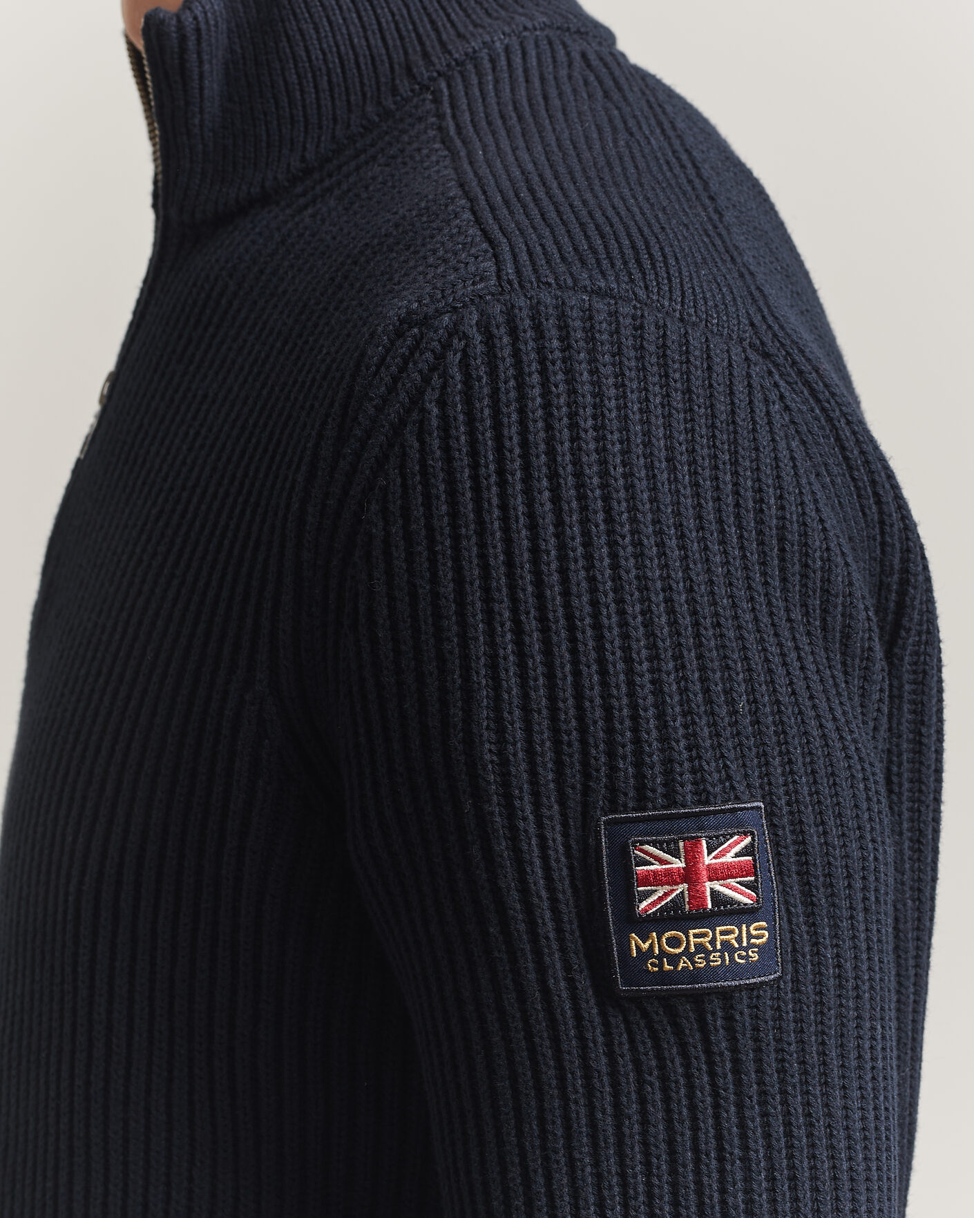 Uomini | Maglieria | Morris | Brenton Half-Zip Navy