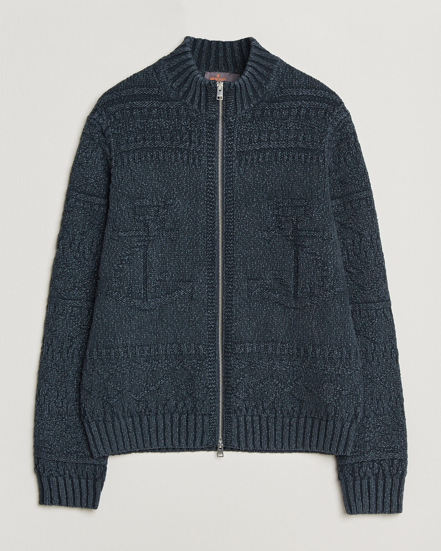 Uomini | Maglieria | Morris | Chatham Knitted Jacket Navy