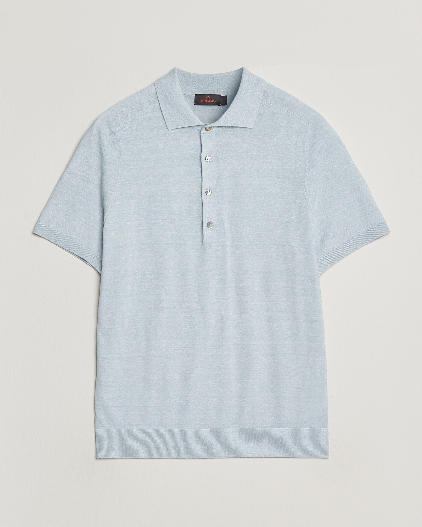 Uomini | Polo | Morris | Colin Short Sleeve Polo Shirt Light Blue