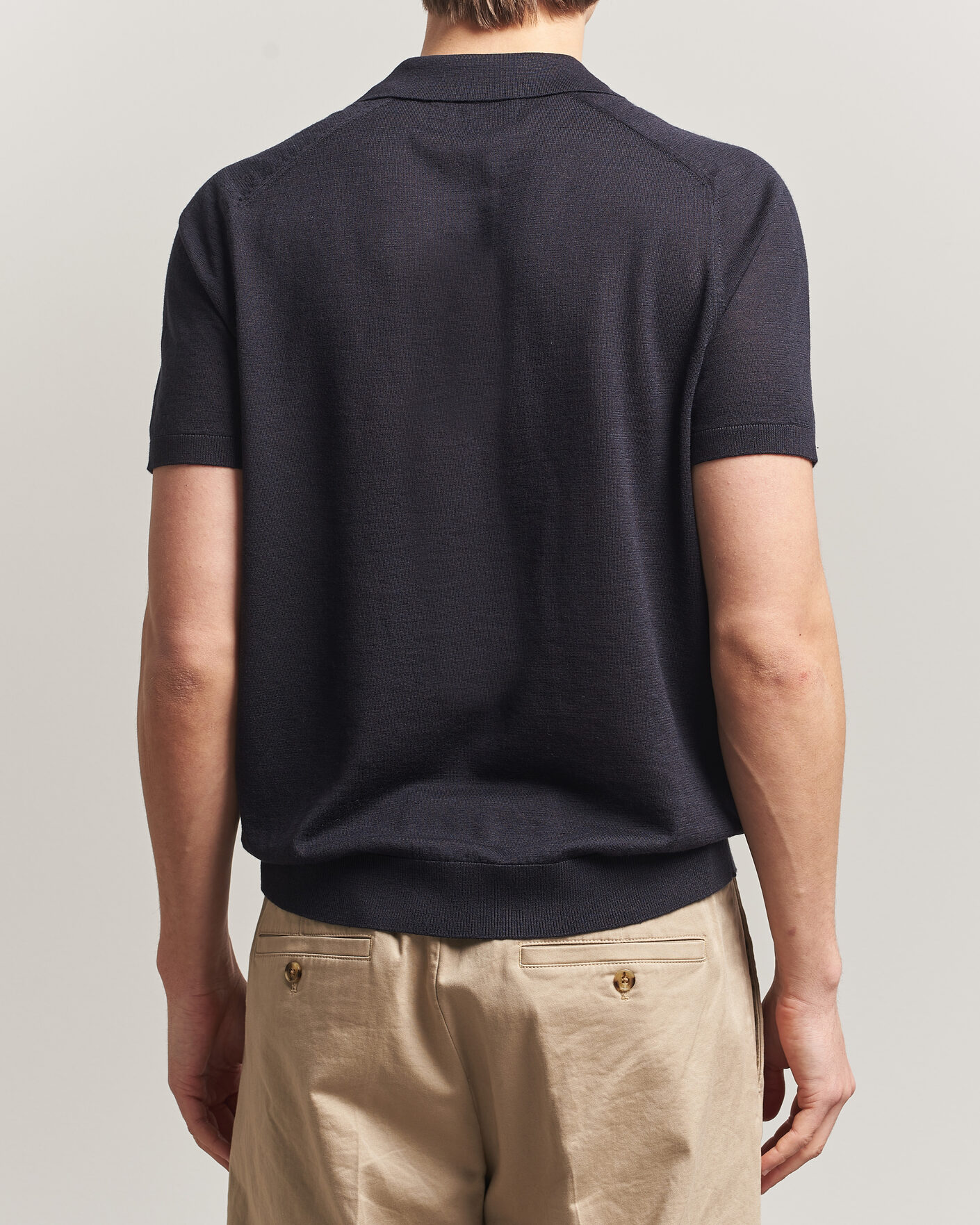 Uomini | Polo | Morris | Colin Short Sleeve Polo Shirt Navy