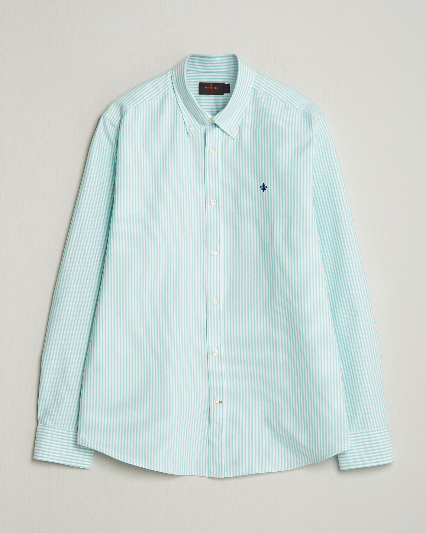 Uomini | Camicie | Morris | Douglas Striped Oxford Shirt Green