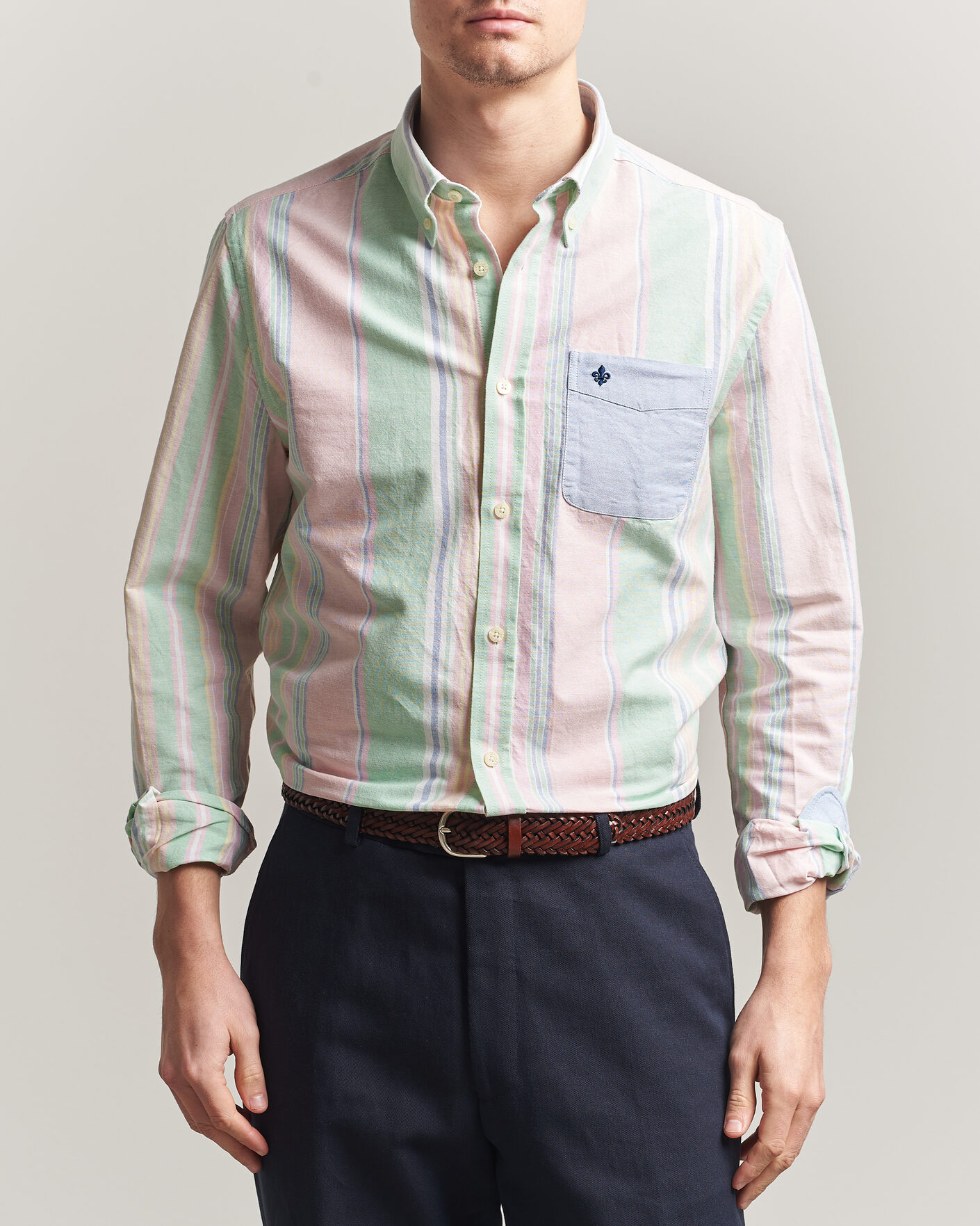 Uomini | Camicie | Morris | Happy Oxford Shirt Multi