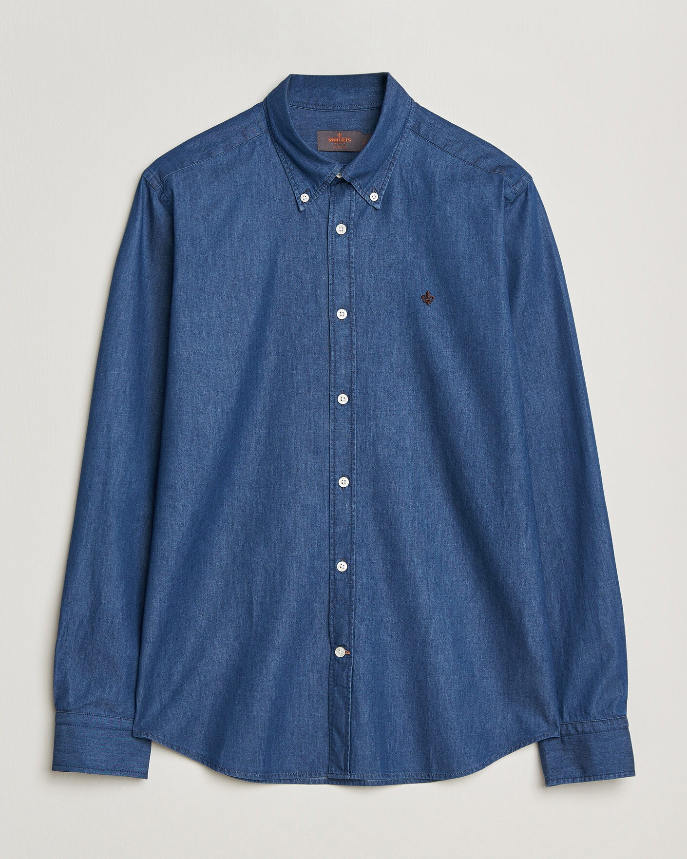 Uomini | Camicie | Morris | Light Denim Shirt Blue
