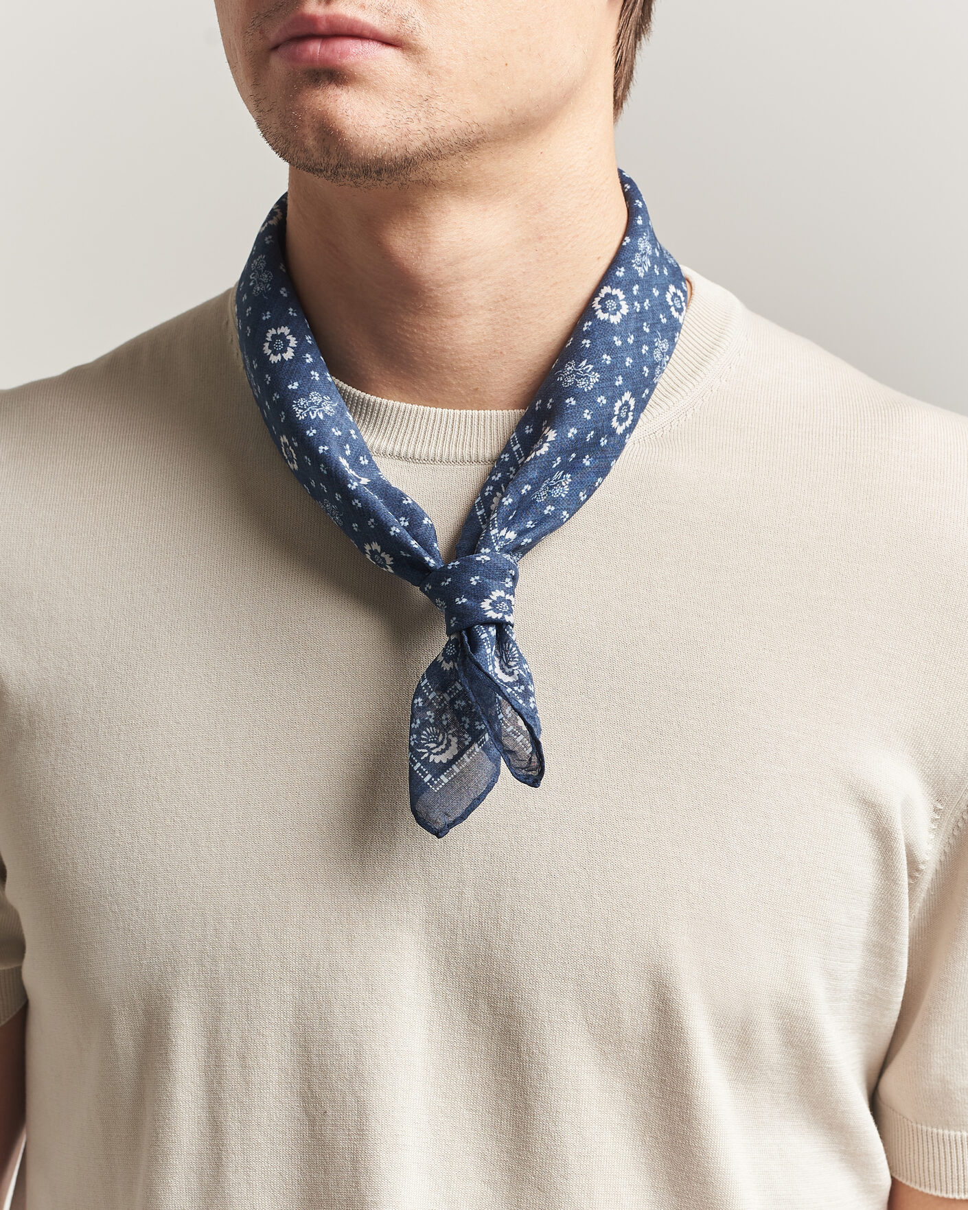 Uomini | Sciarpe | Morris | Bandana Navy