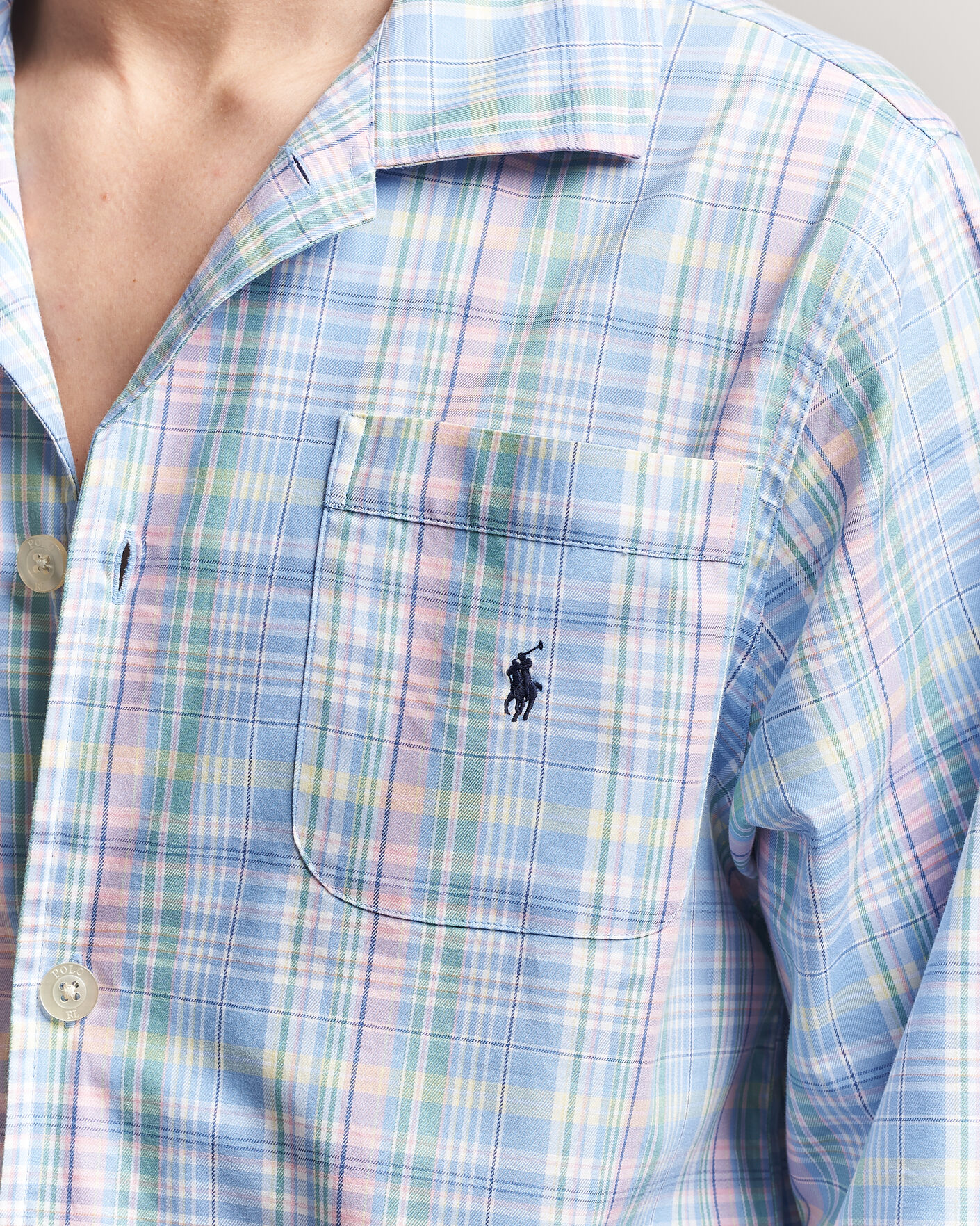 Uomini | Accappatoi & Pigiami | Polo Ralph Lauren | Cotton Checked Pyjama Set Multi