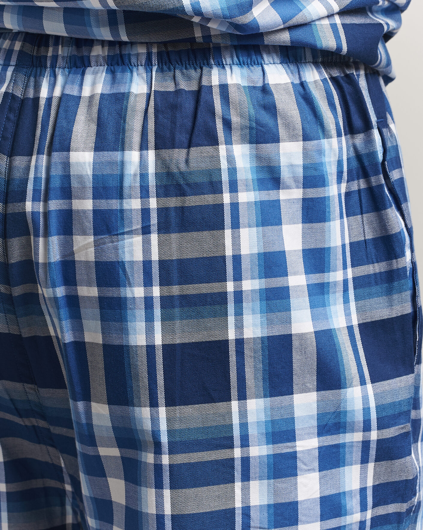 Uomini | Accappatoi & Pigiami | Polo Ralph Lauren | Cotton Checked Pyjama Set Blue Multi