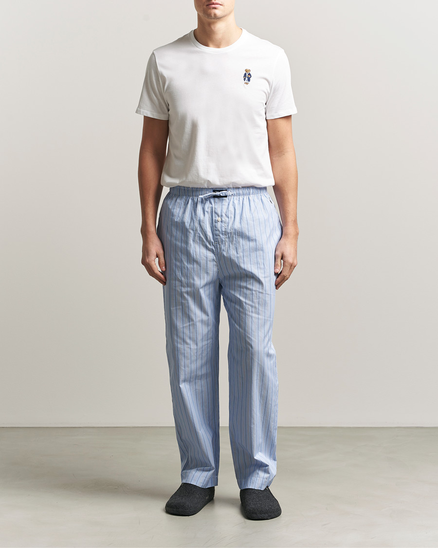 Uomini | Accappatoi & Pigiami | Polo Ralph Lauren | Cotton Pyjama Set Andrew Stripe/White