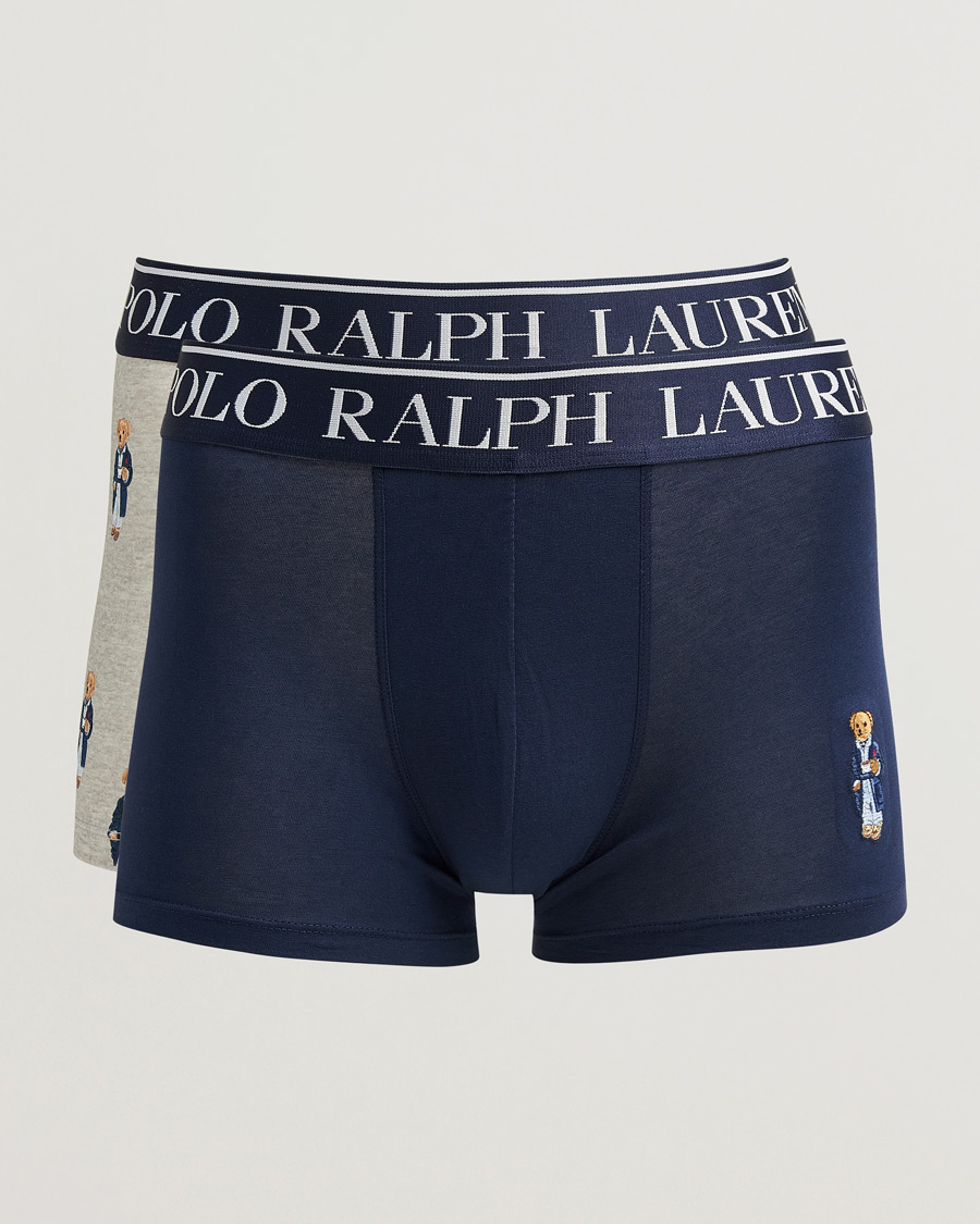 Uomini | Biancheria intima | Polo Ralph Lauren | 2-Pack Cotton Trunk Navy/Taylor Heather