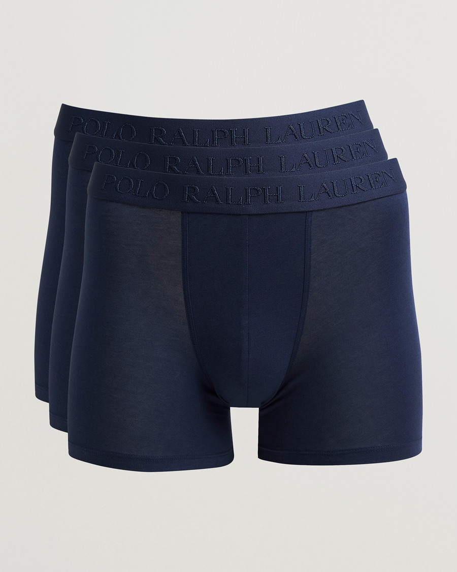 Uomini | Biancheria intima | Polo Ralph Lauren | 3-Pack Boxer Briefs Navy