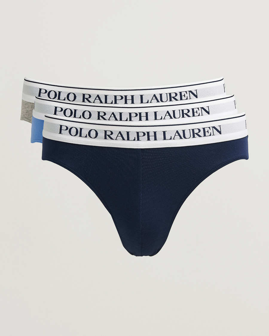 Uomini | Biancheria intima | Polo Ralph Lauren | 3-Pack Brief Navy/Harbour Island/Andover