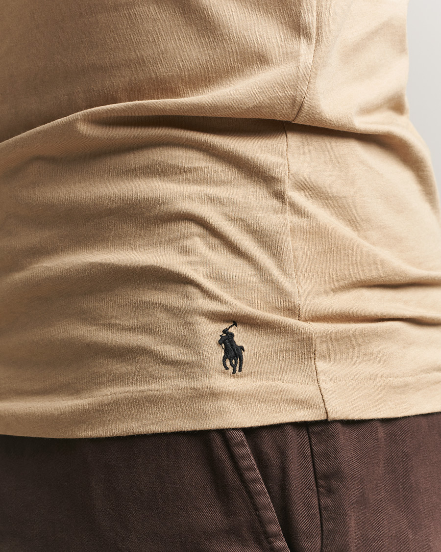 Uomini | T-shirt | Polo Ralph Lauren | 3-Pack Crew Neck T-Shirt Island/Khaki/Navy