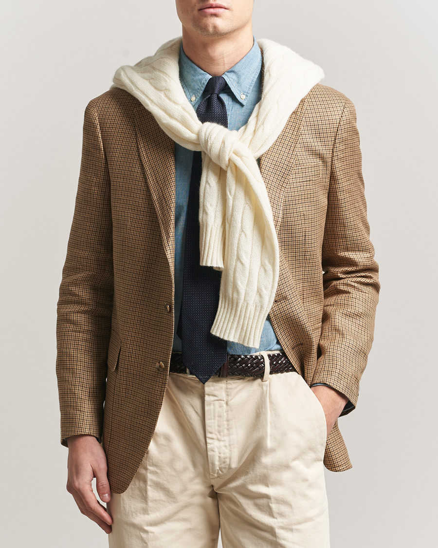 Uomini | Blazers | Polo Ralph Lauren | Mini Guncheck Blazer Camel Multi