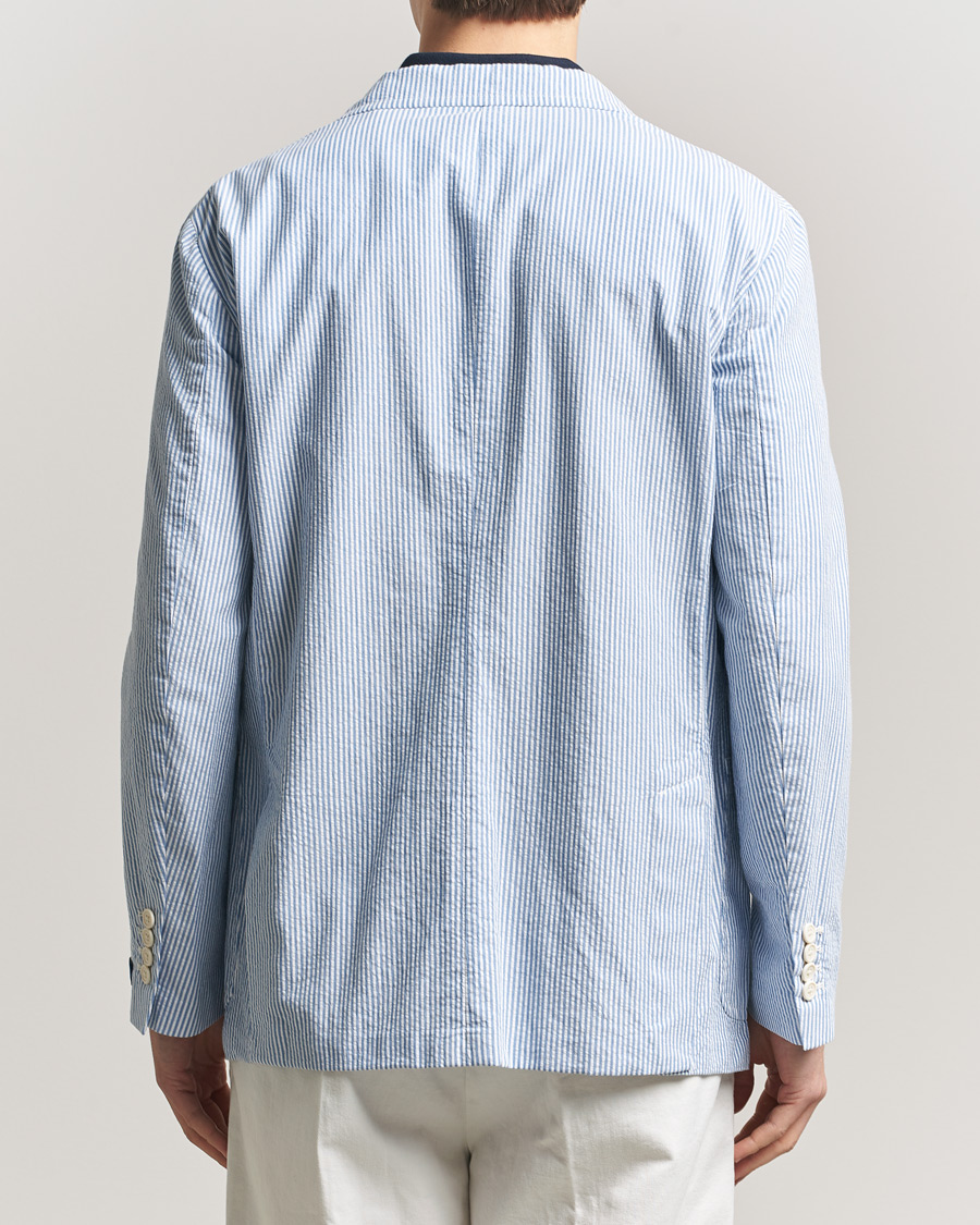 Uomini | Blazers | Polo Ralph Lauren | Seersucker Sportcoat Bright Blue/White