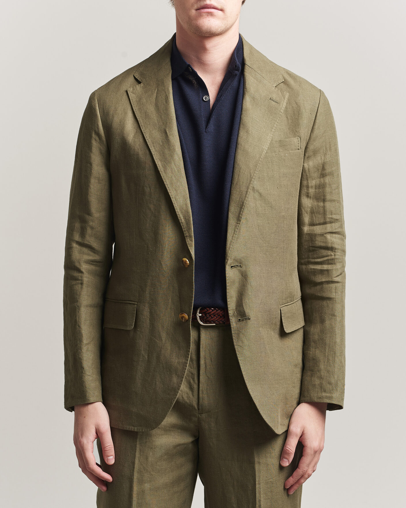 Uomini | Blazers | Polo Ralph Lauren | Linen Sportcoat Basic Olive