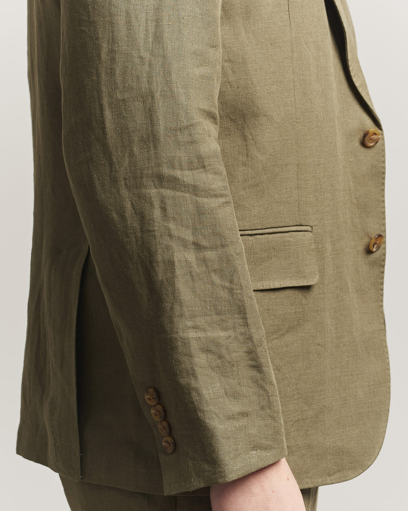 Uomini | Blazers | Polo Ralph Lauren | Linen Sportcoat Basic Olive