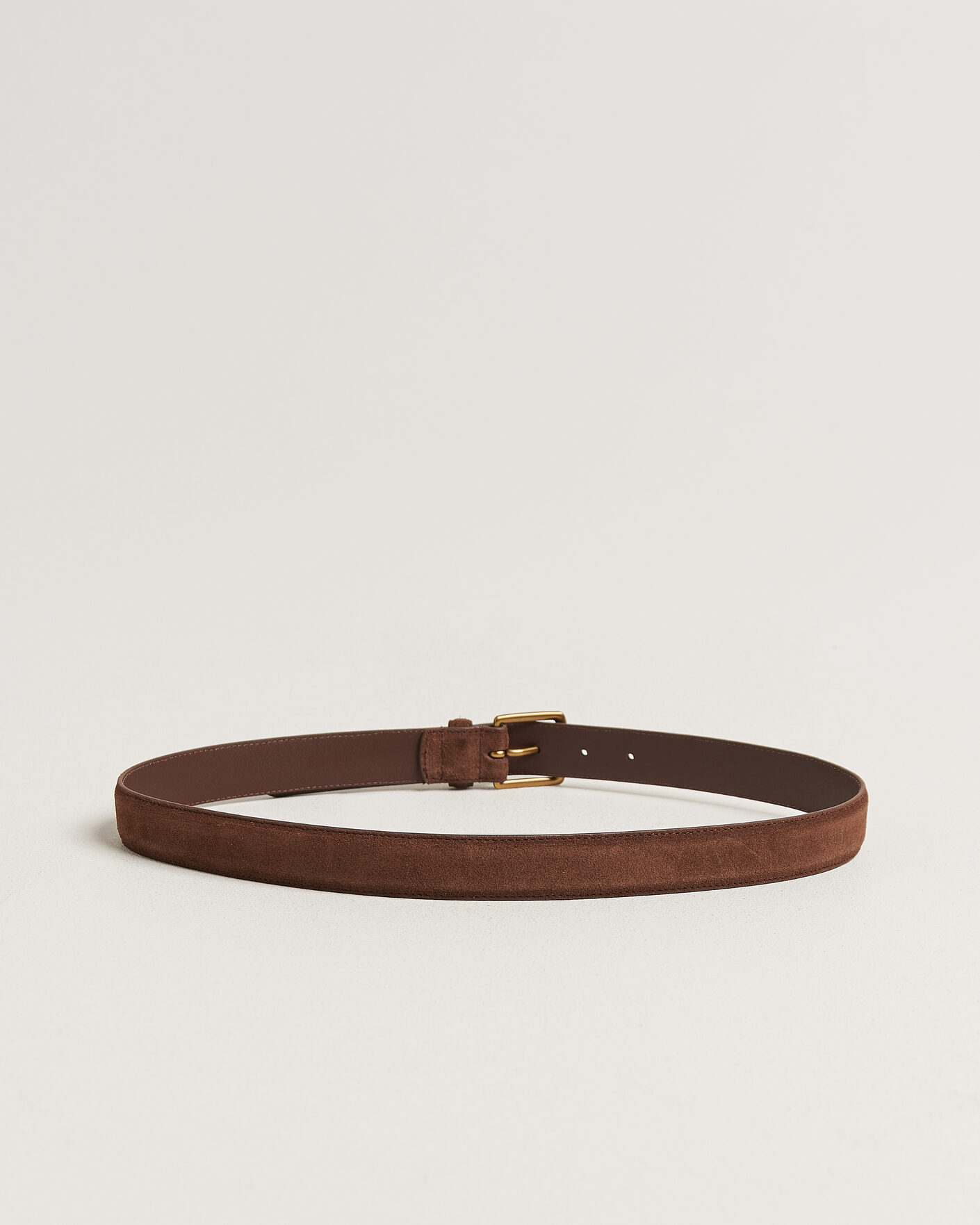 Uomini | Cinture | Polo Ralph Lauren | Suede Belt Dark Brown
