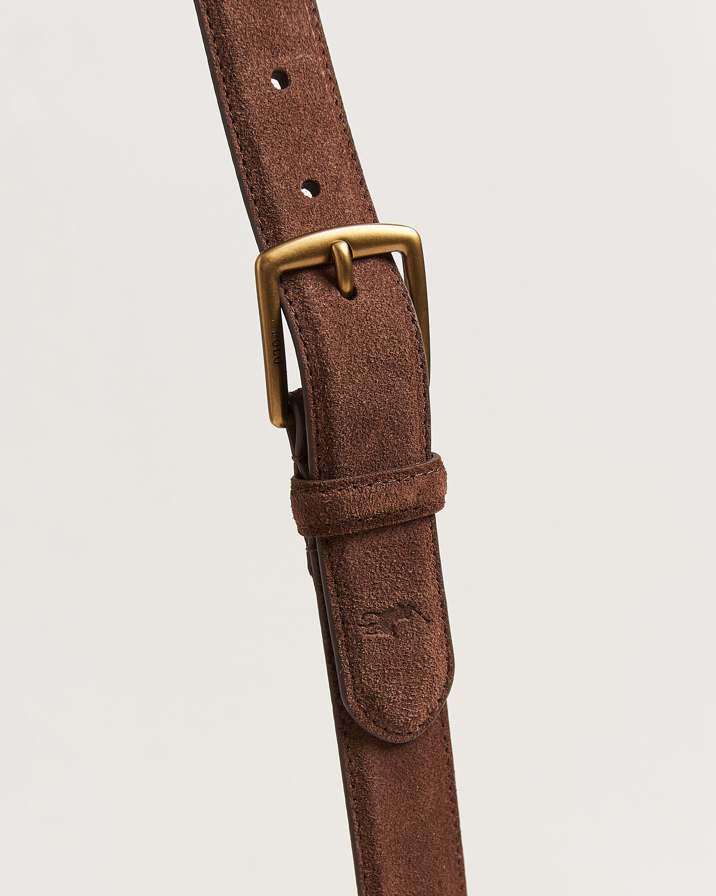 Uomini | Cinture | Polo Ralph Lauren | Suede Belt Dark Brown