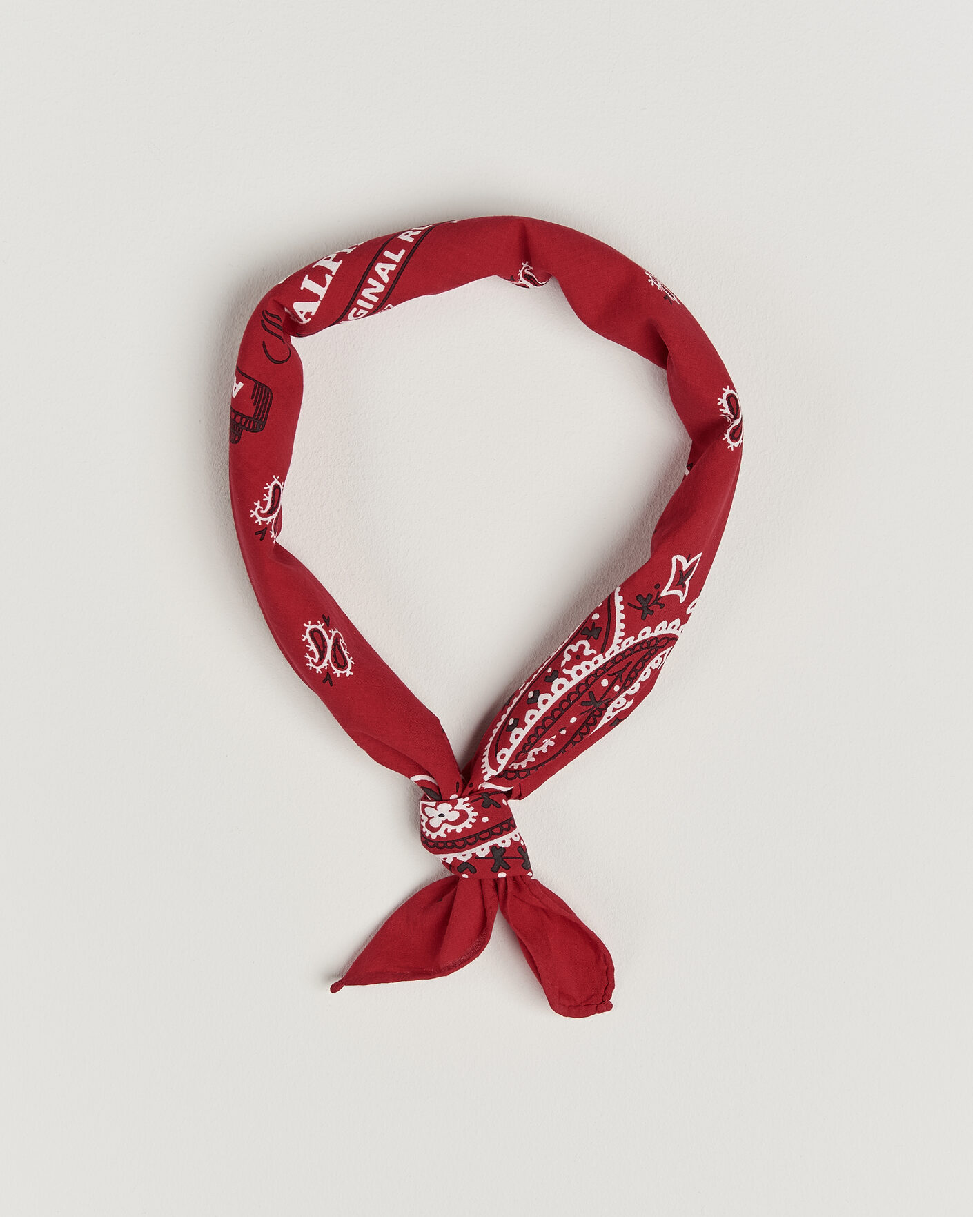 Uomini | Sciarpe | Polo Ralph Lauren | Cotton Printed Bandana Red/White