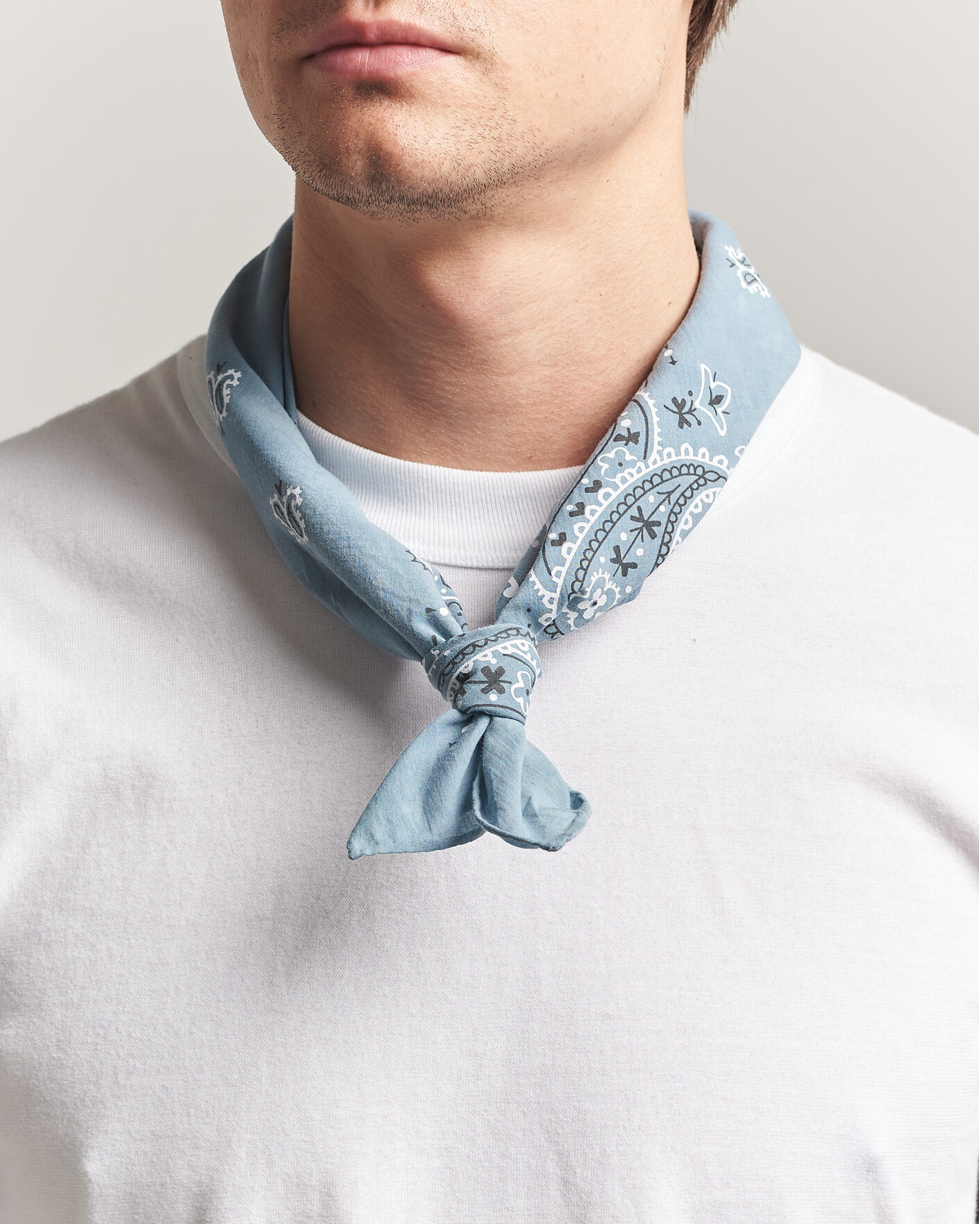 Uomini | Sciarpe | Polo Ralph Lauren | Cotton Printed Bandana Vessle Blue