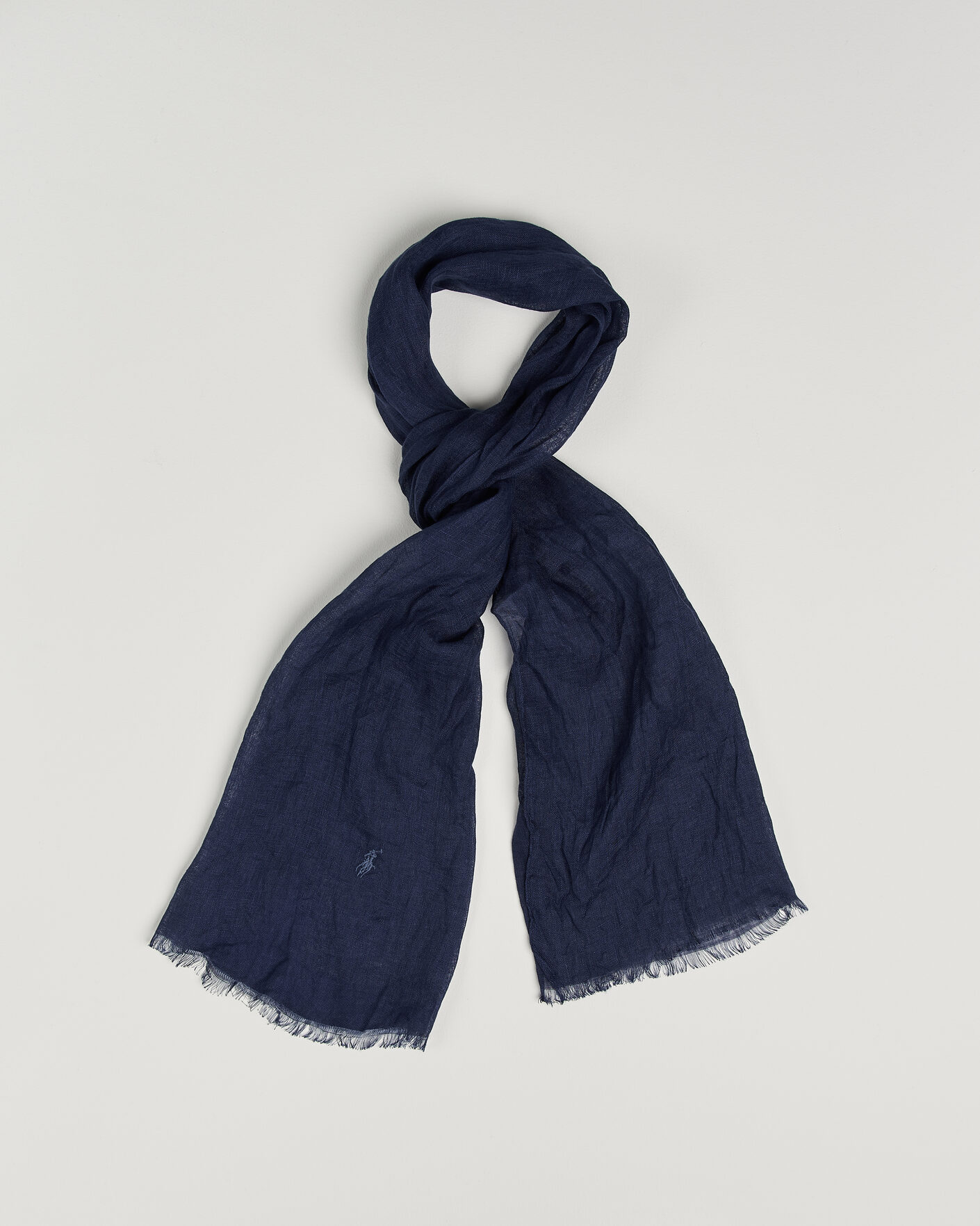 Uomini | Polo Ralph Lauren Linen Scarf Newport Navy | Polo Ralph Lauren | Linen Scarf Newport Navy