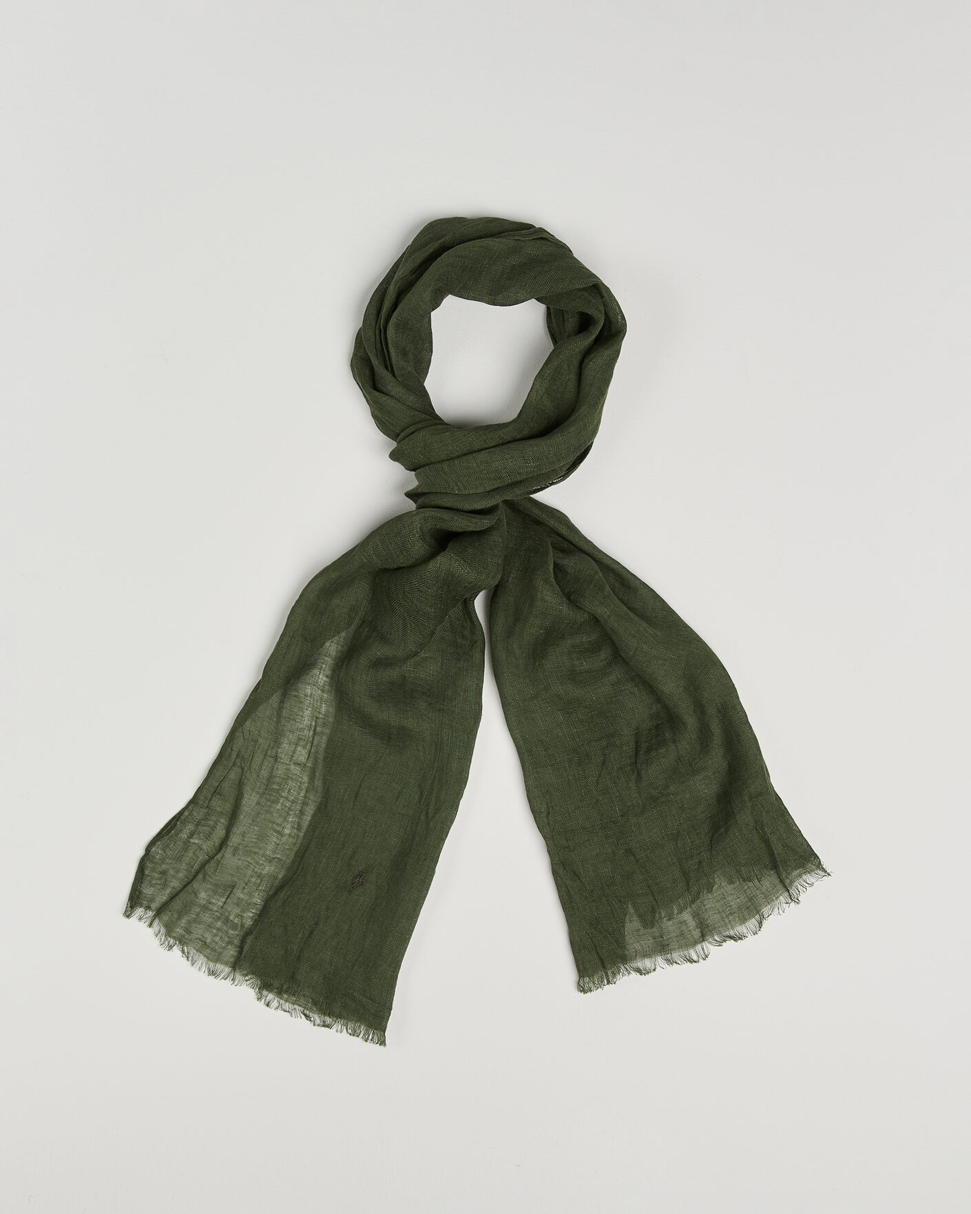 Uomini | Polo Ralph Lauren Linen Scarf Supply Olive | Polo Ralph Lauren | Linen Scarf Supply Olive