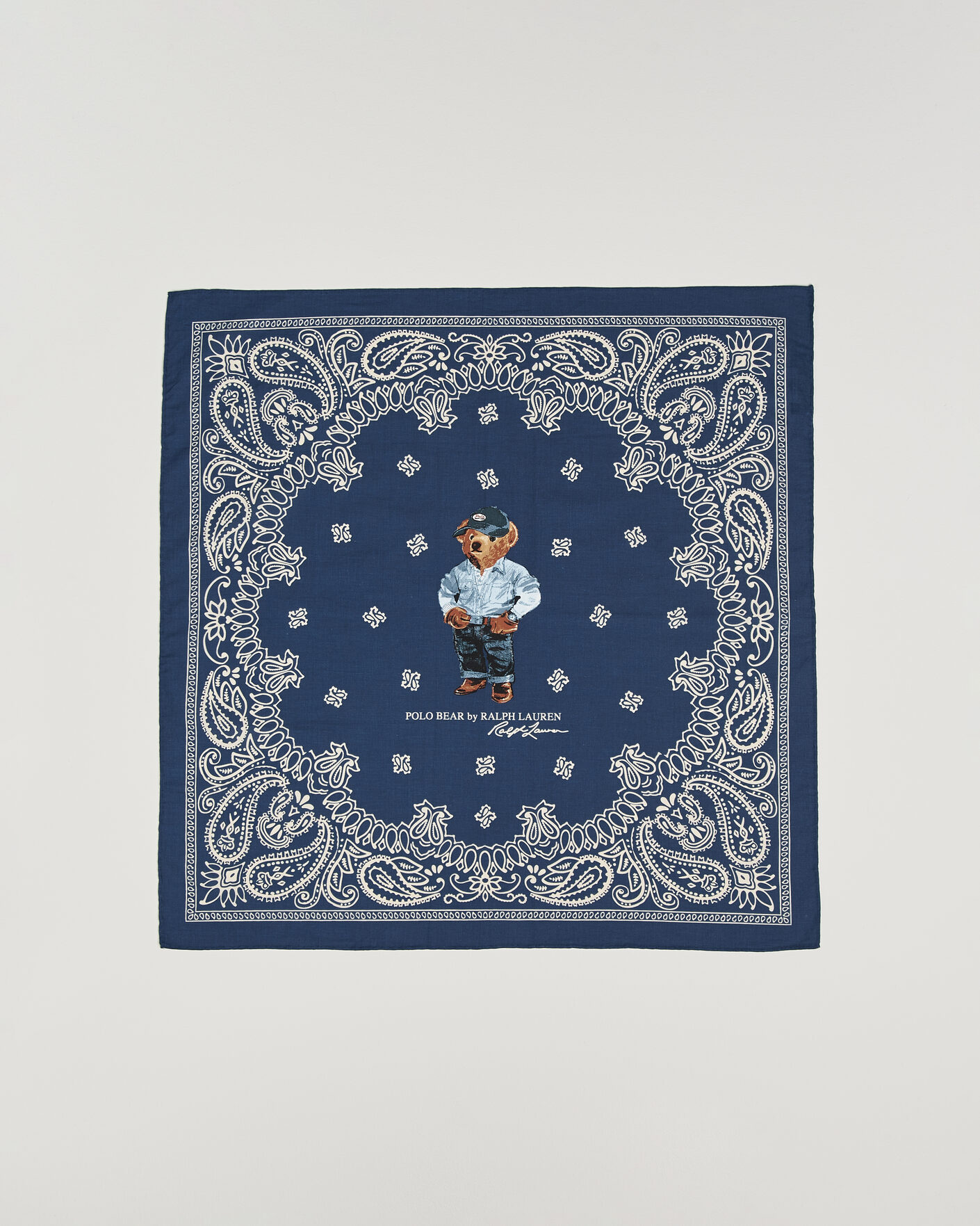 Uomini | Sciarpe | Polo Ralph Lauren | Printed Bear Scarf Navy Multi