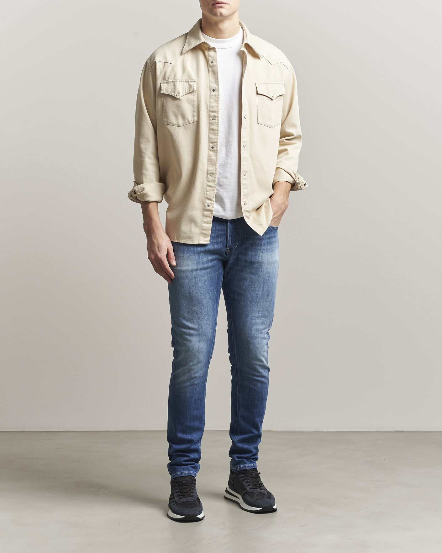 Uomini | Jeans | Dondup | George Jeans Medium Blue