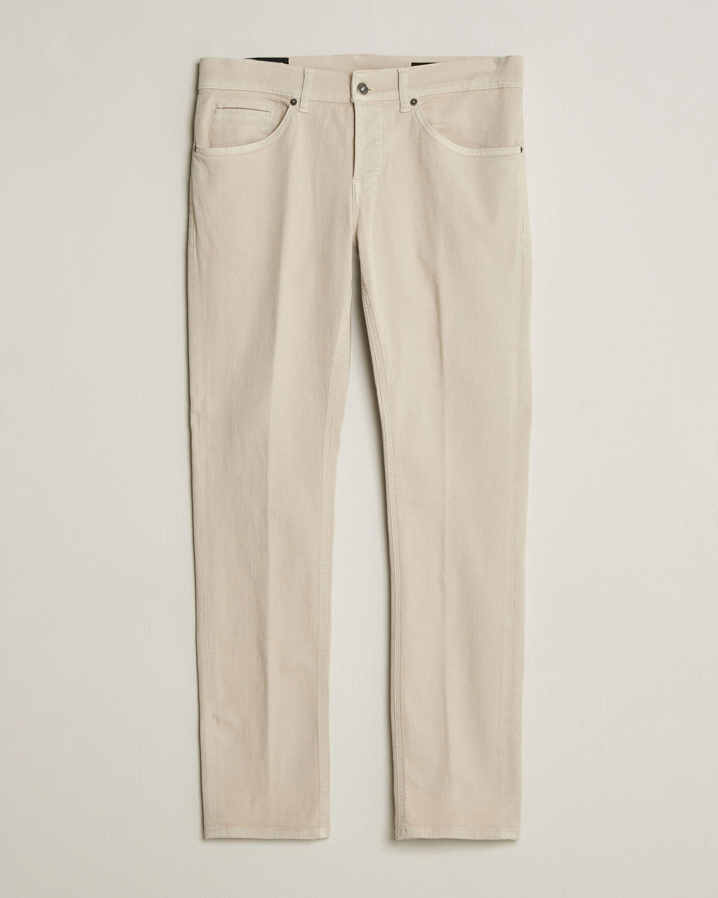 Uomini | Pantaloni | Dondup | George Bullstretch 5-Pocket Pants Beige
